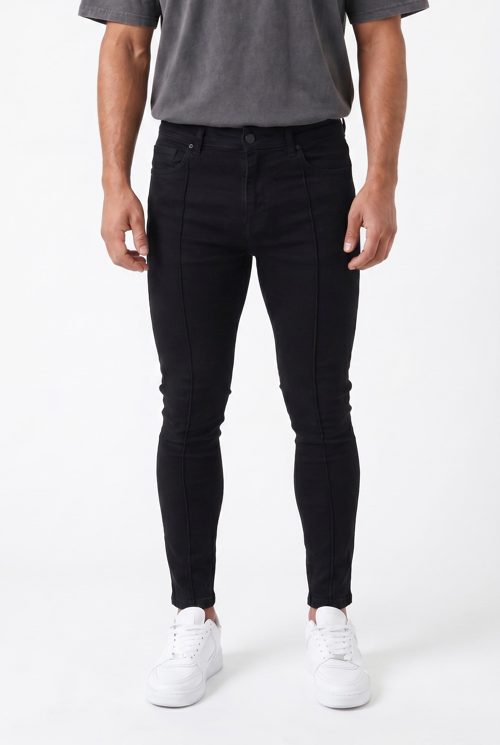 Men's Non-Rip Skinny Stretch Jeans | Blackstone London