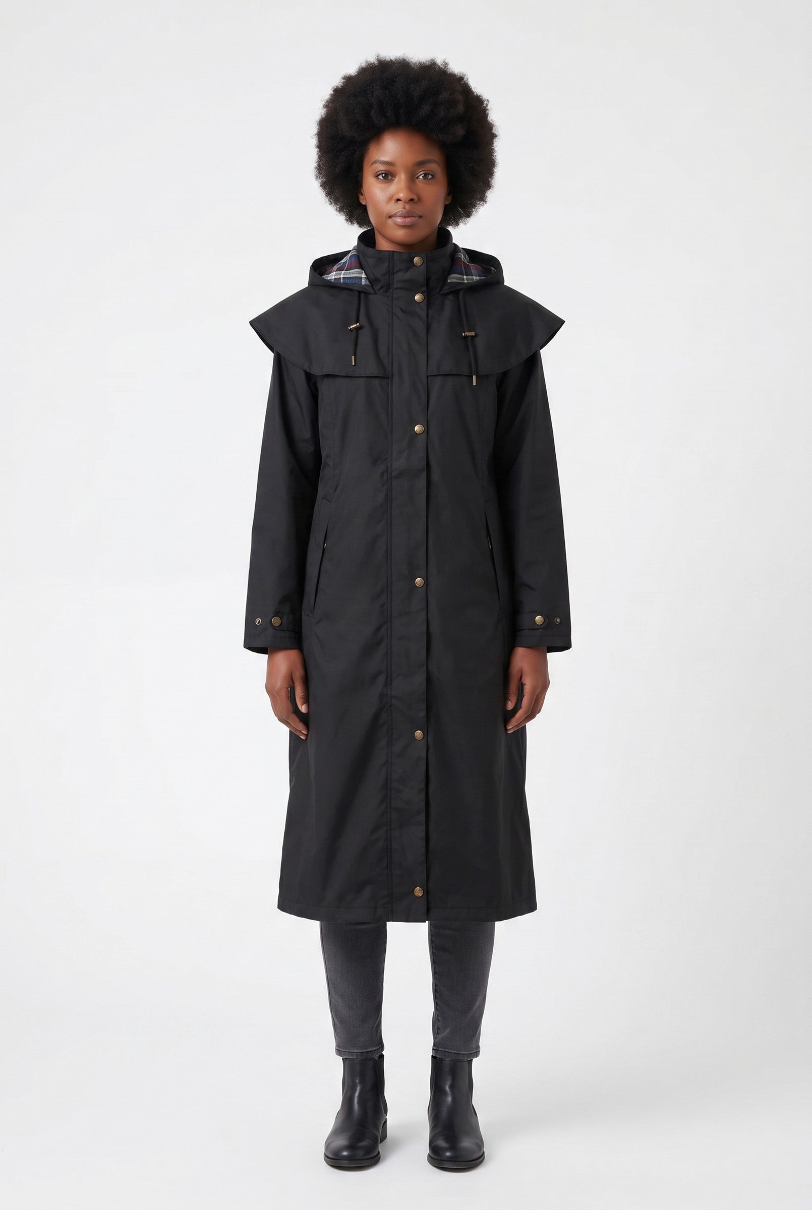 Women's Long Waterproof Raincoat | Blackstone London