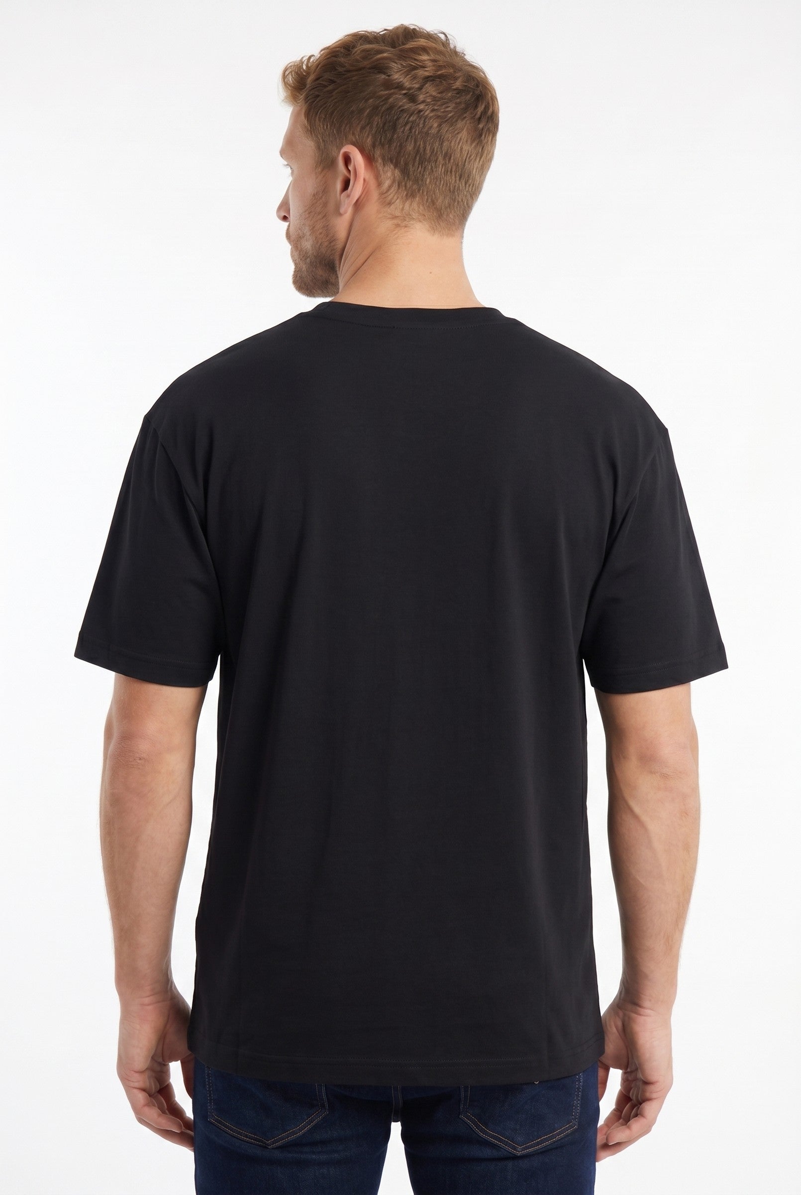 Men's Crew Neck Cotton T-Shirt | Blackstone London