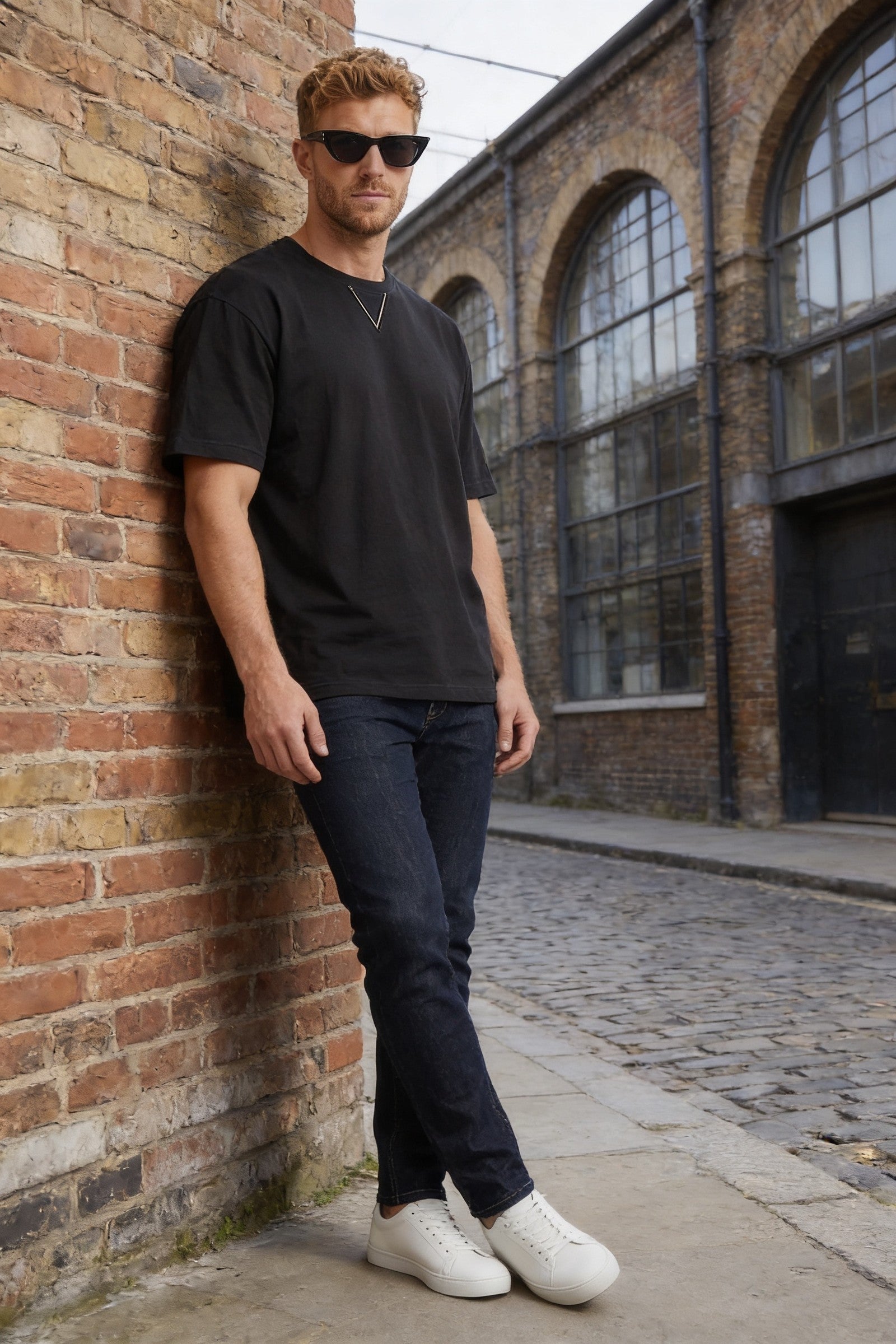 Men's Crew Neck Cotton T-Shirt | Blackstone London