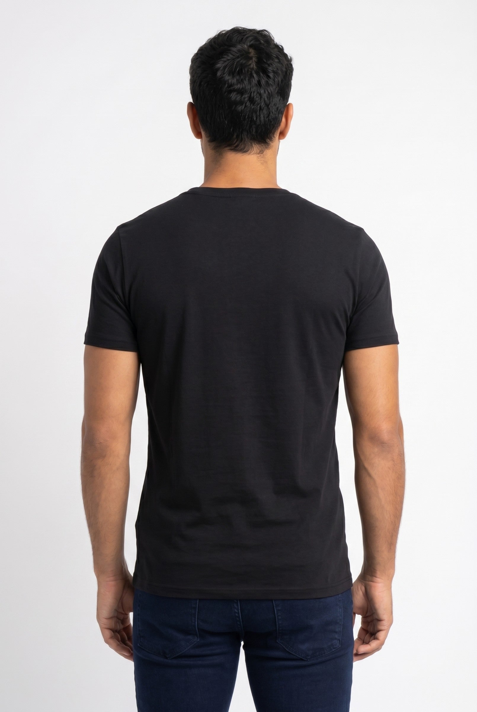 Men's Crew Neck Cotton Tee | Blackstone London