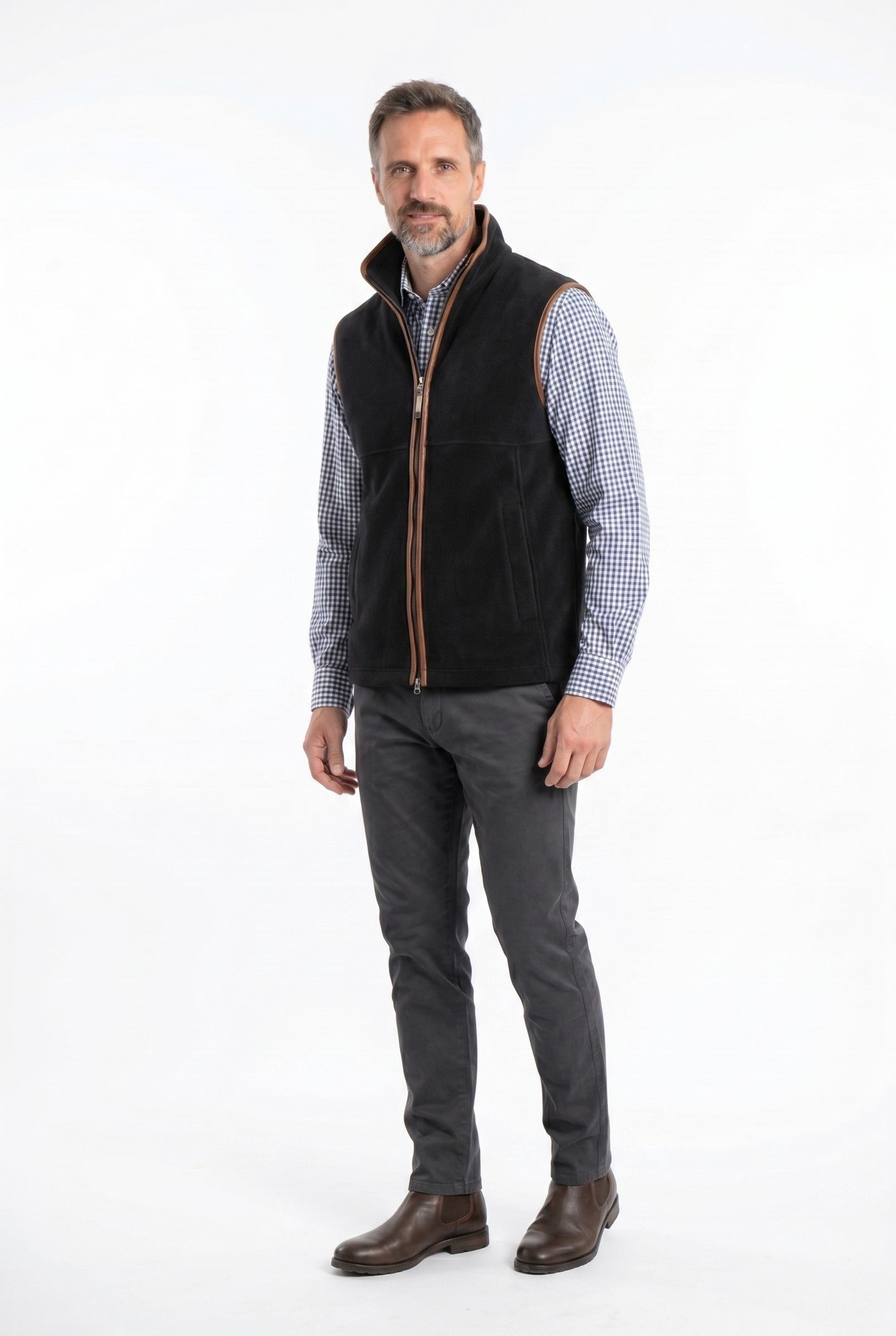 Men's Oakham Fleece Gilet | Blackstone London