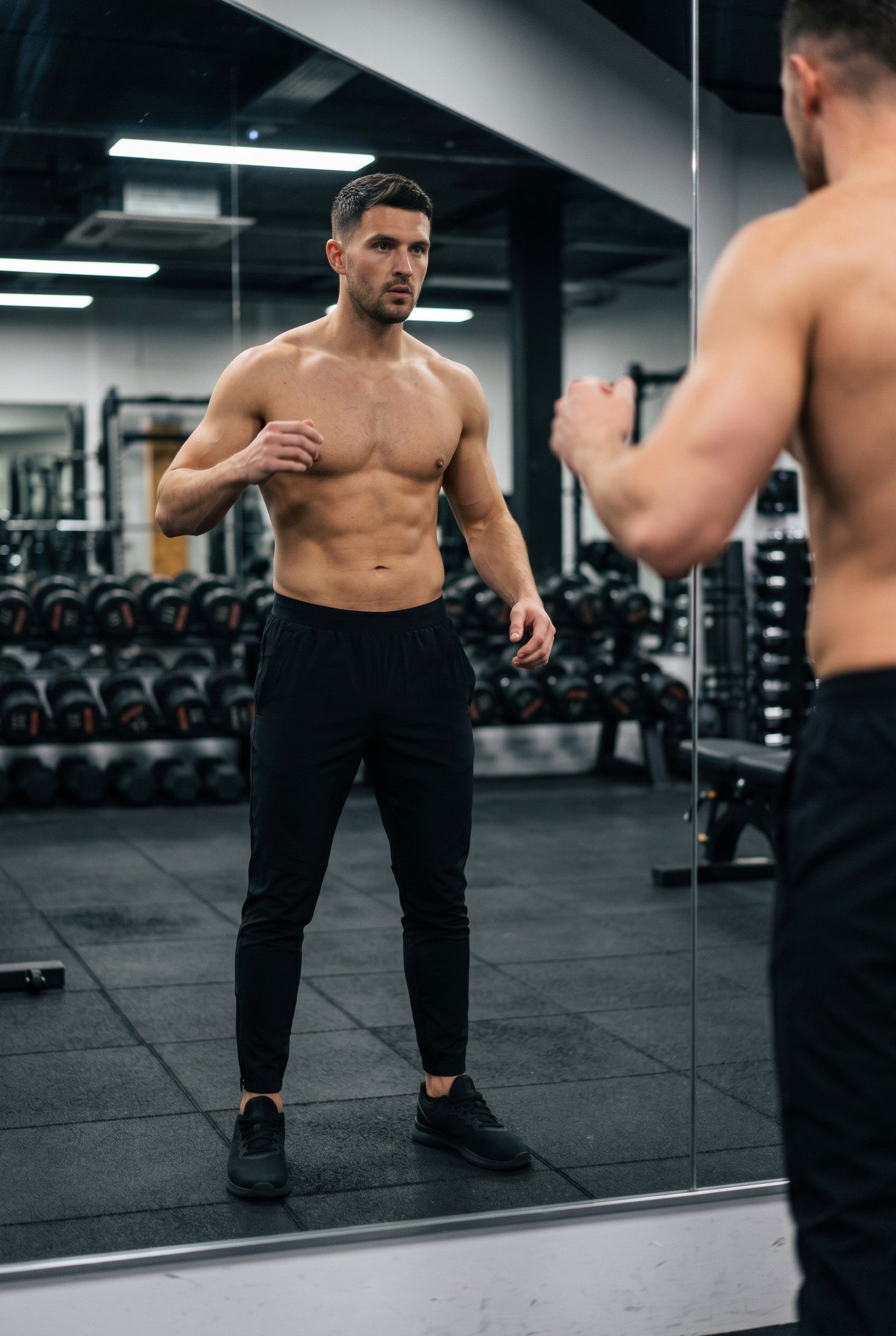 Men's Hybrid Tapered Joggers | Blackstone London
