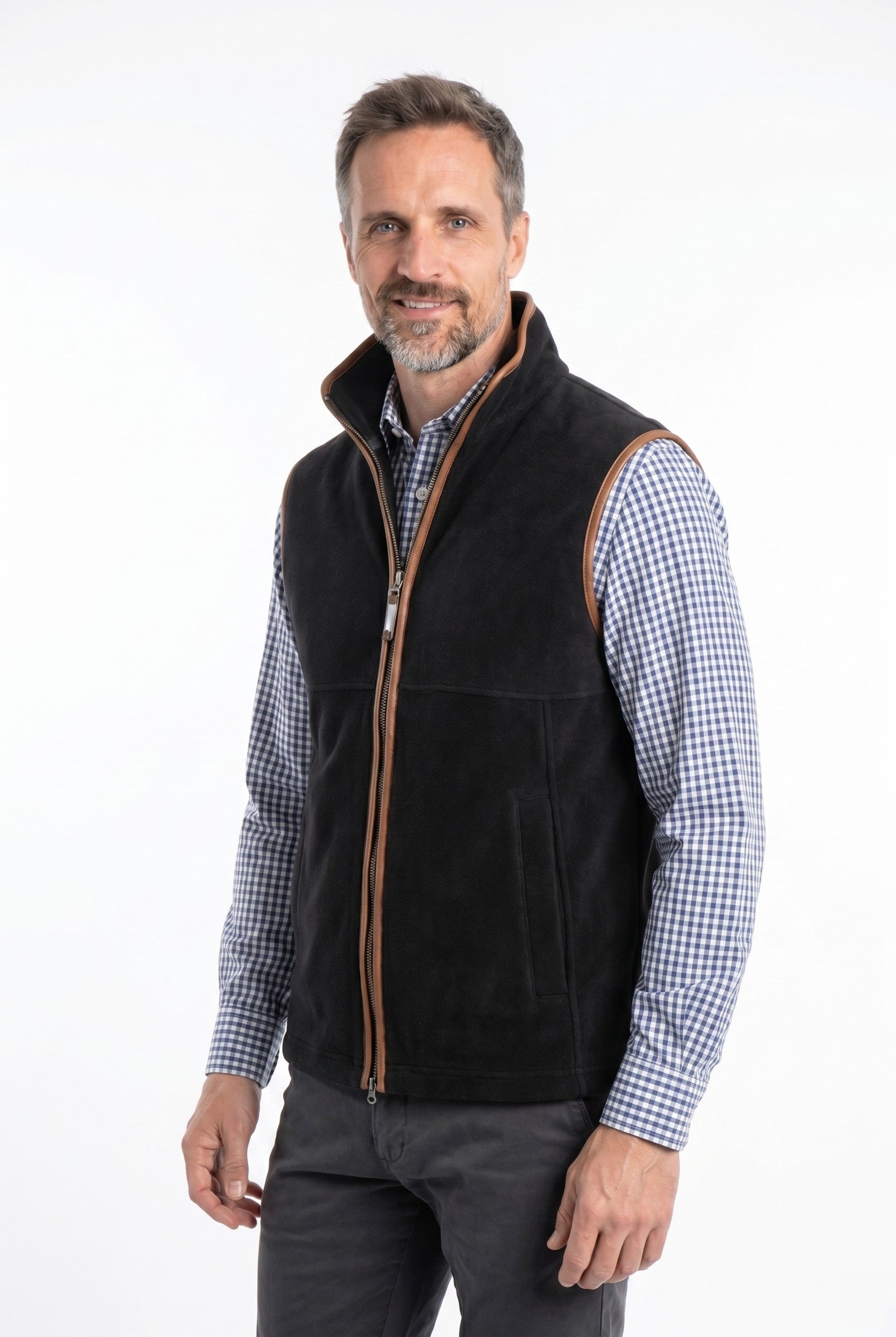 Men's Oakham Fleece Gilet | Blackstone London