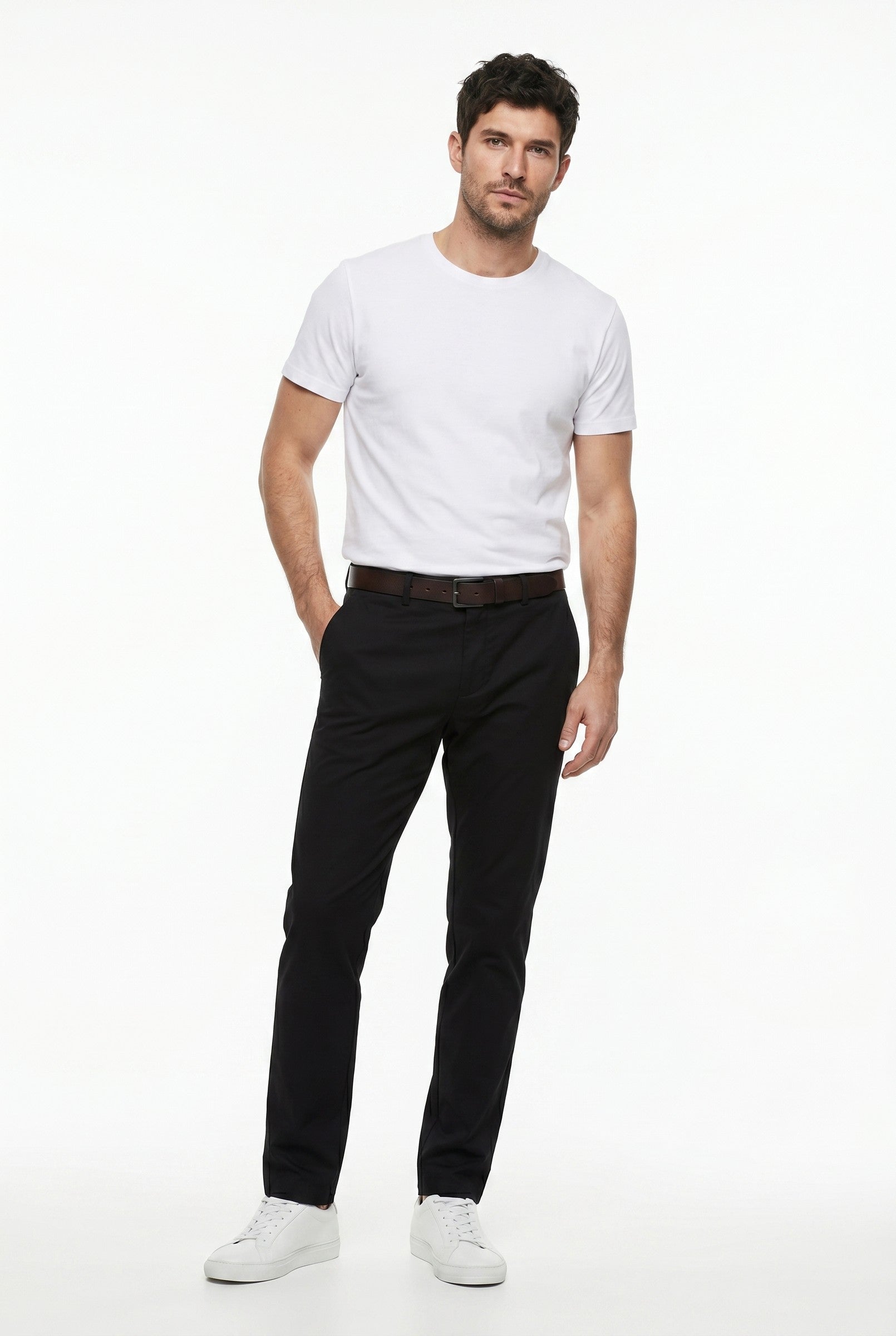 Men's Slim Fit Tailored Chino Trousers | Blackstone London