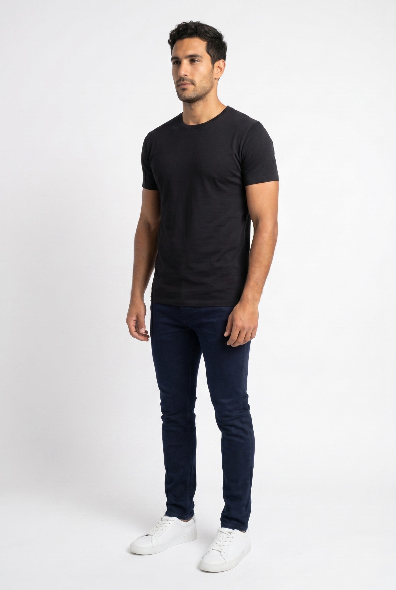 Men's Crew Neck Cotton Tee | Blackstone London