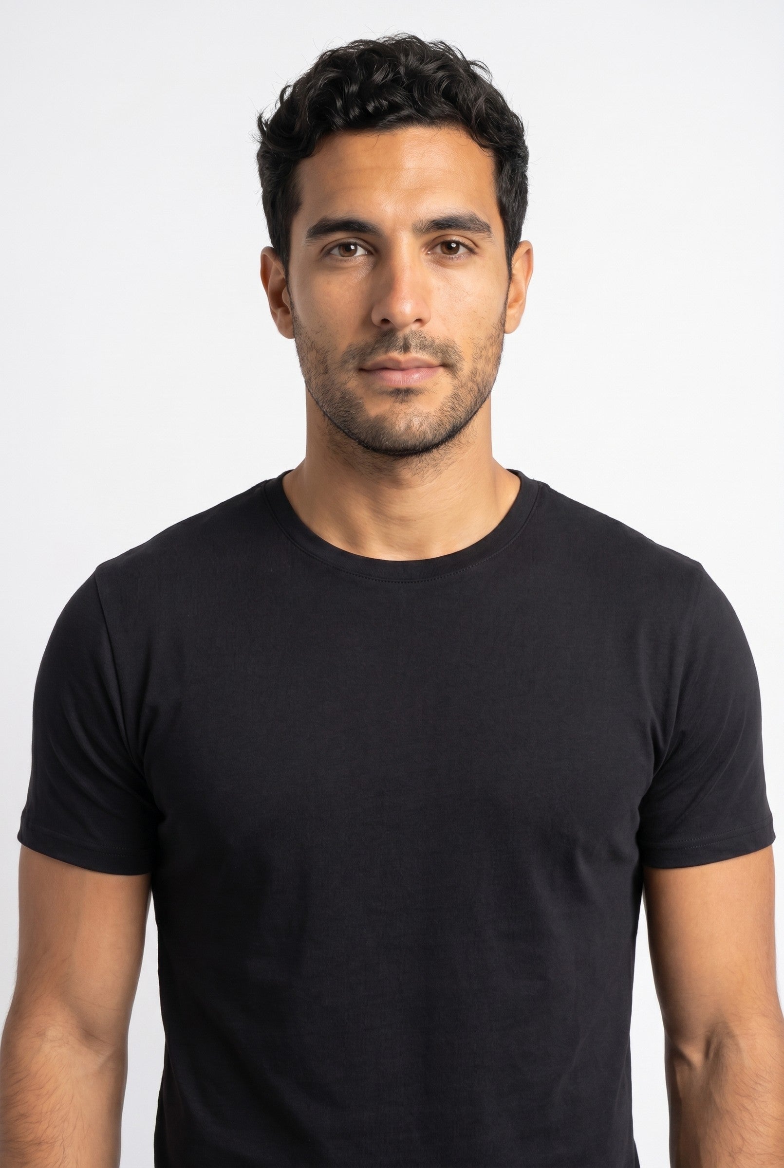 Men's Crew Neck Cotton Tee | Blackstone London