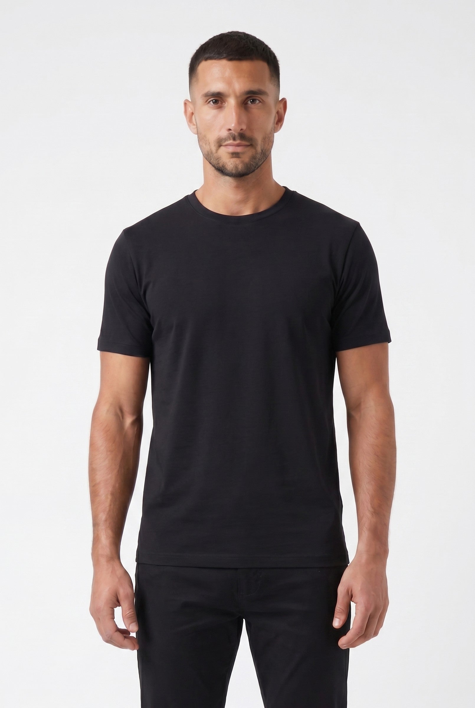 Men's Essential Slim Fit Cotton Stretch T-Shirt | Blackstone London