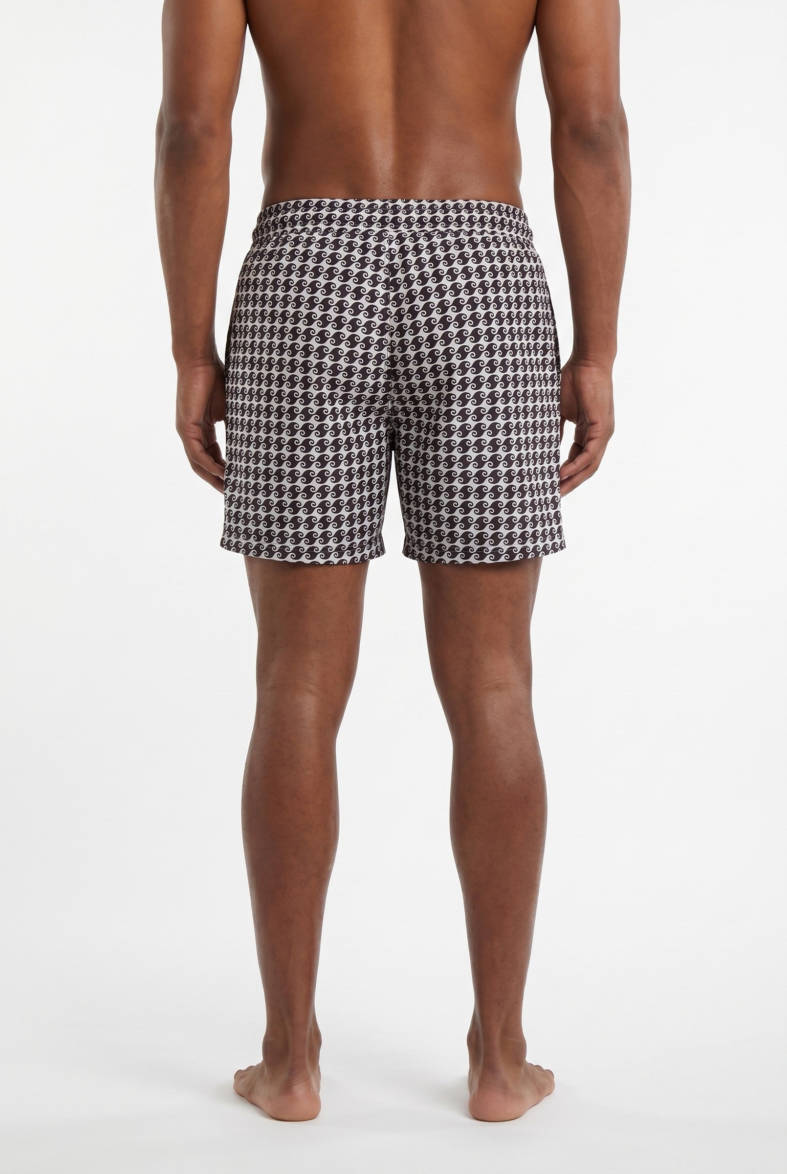 Men's Gingham Check Swim Shorts | Blackstone London