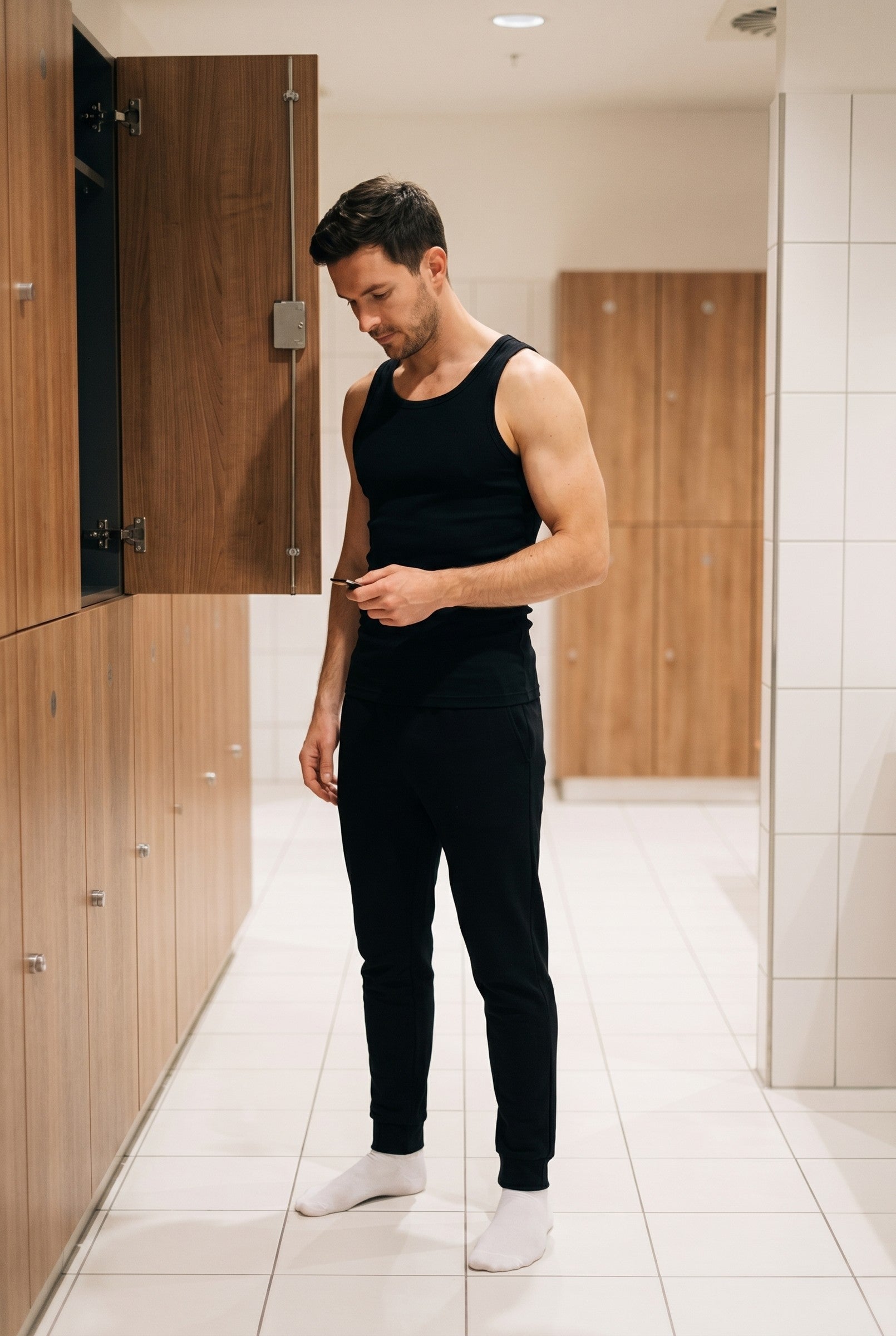 Men's Ribbed Cotton Tank Top | Blackstone London