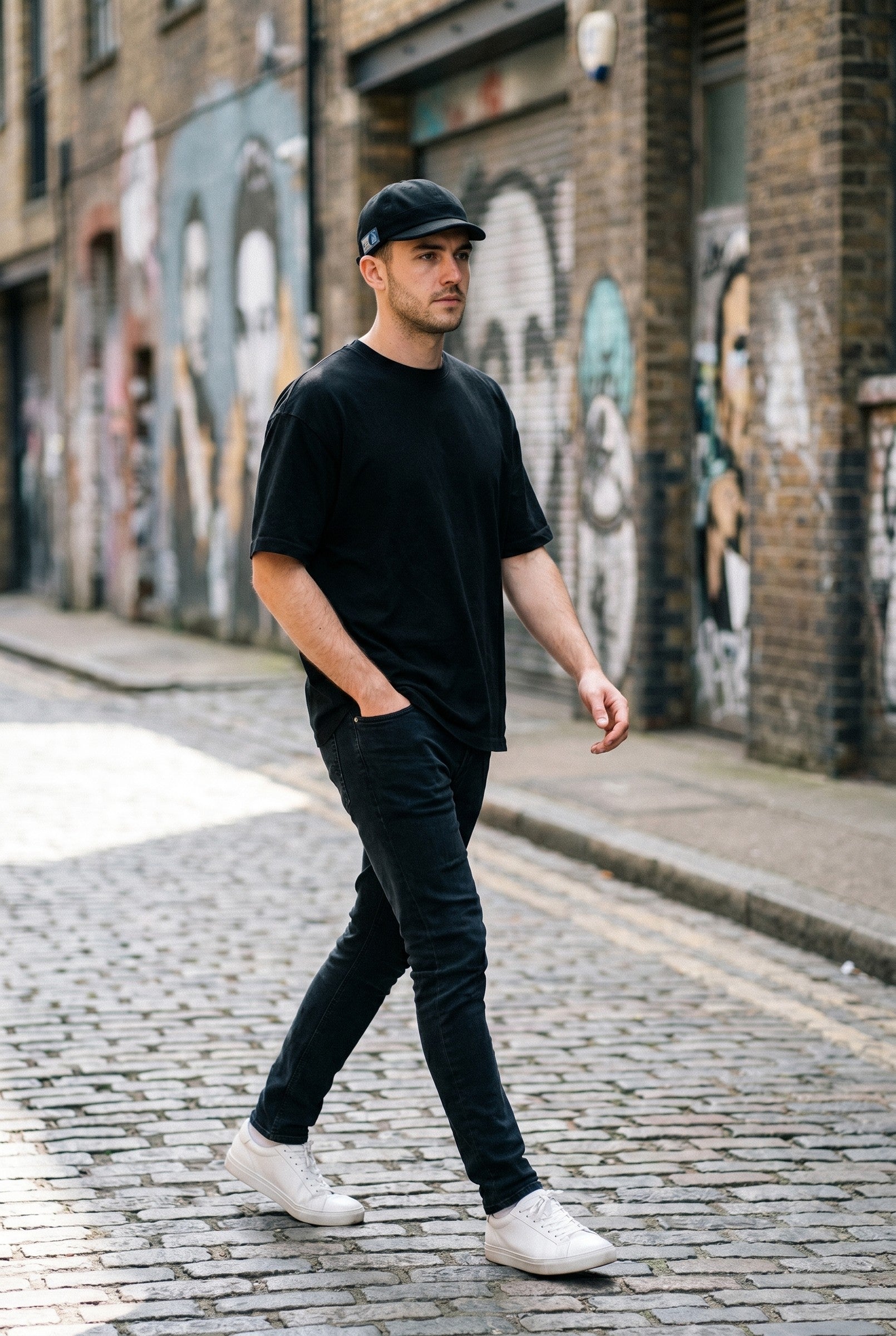 Men's Short Brim Baseball Cap | Blackstone London