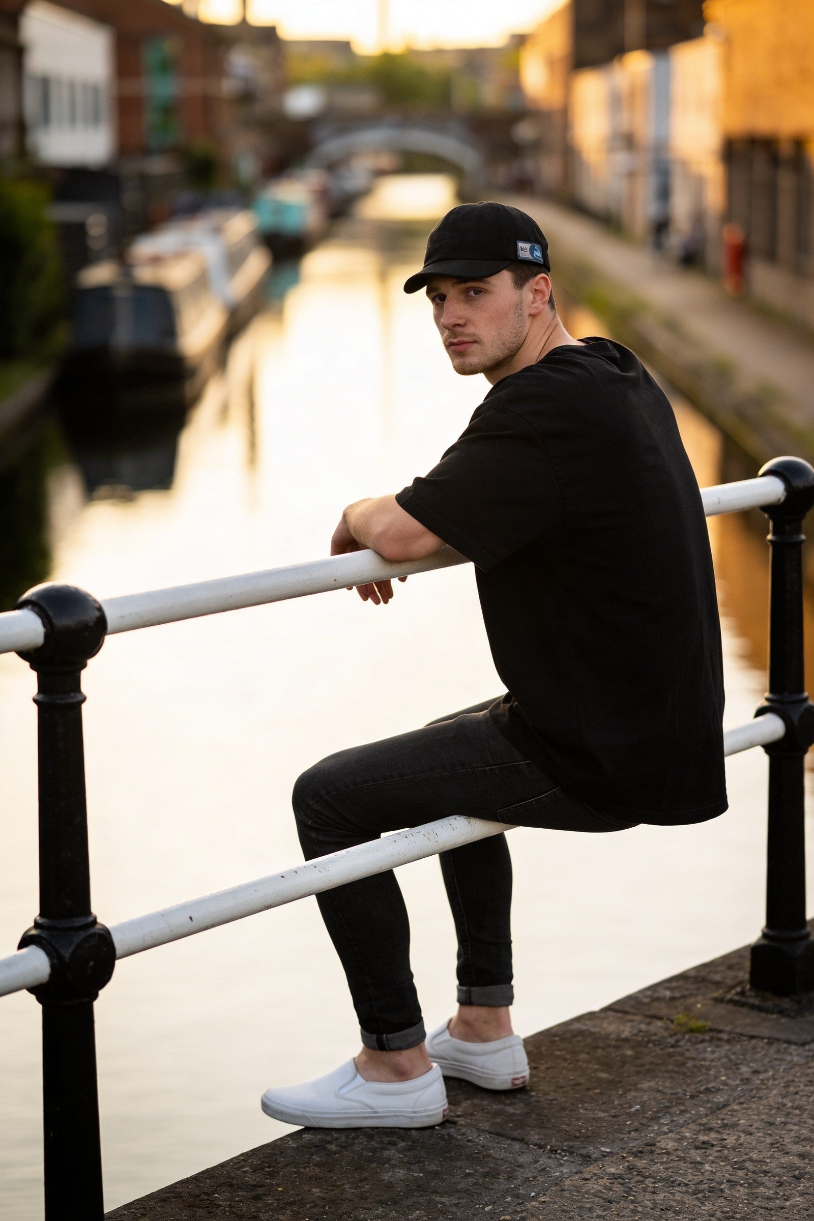Men's Short Brim Baseball Cap | Blackstone London