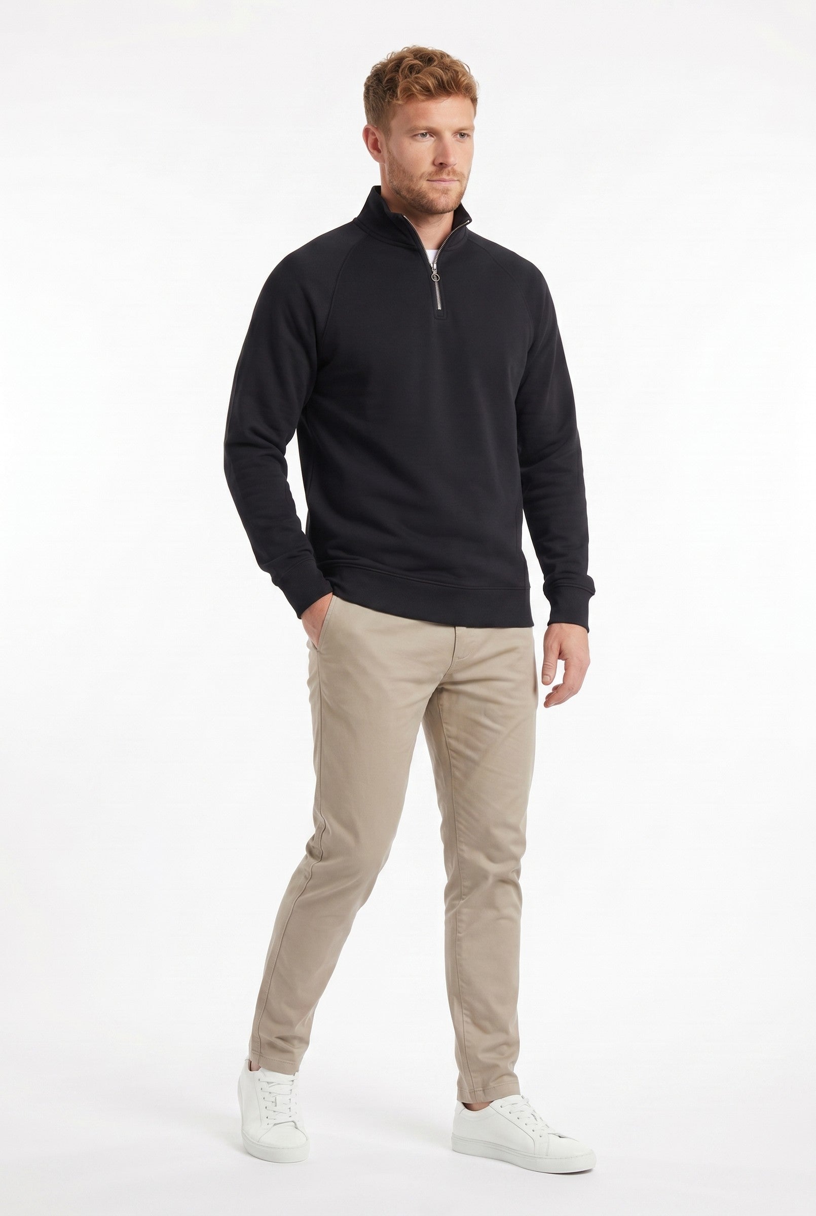 Men's Jensen Quarter-Zip Sweatshirt | Blackstone London