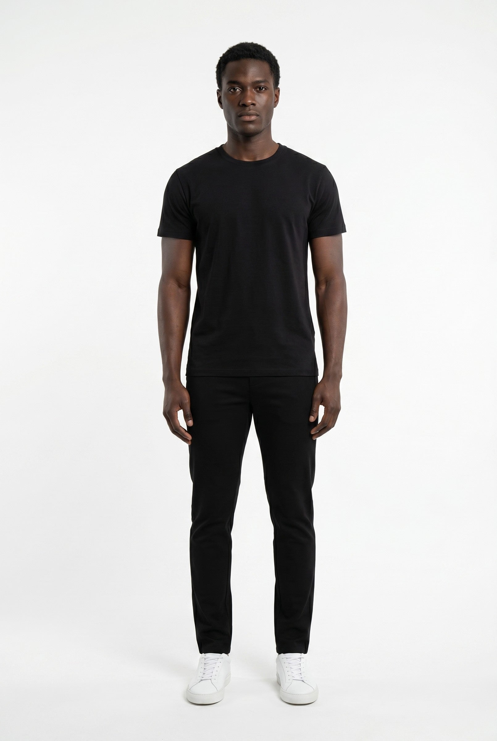 Men's Eyelet Crew Neck T-Shirt | Blackstone London
