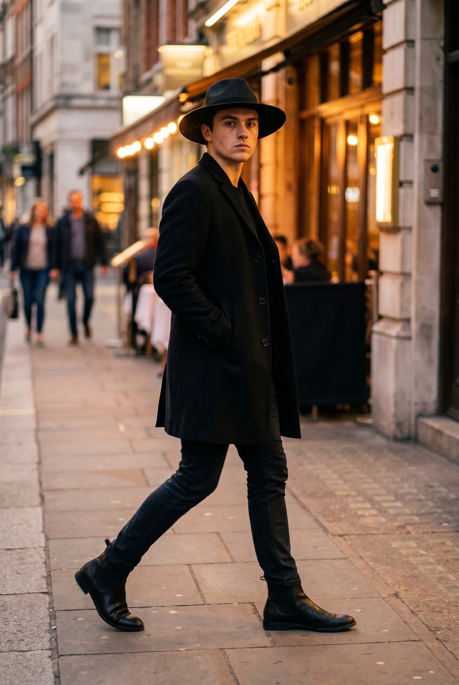 Men's Classic Flat Brim Beach Sun Hat | Blackstone London