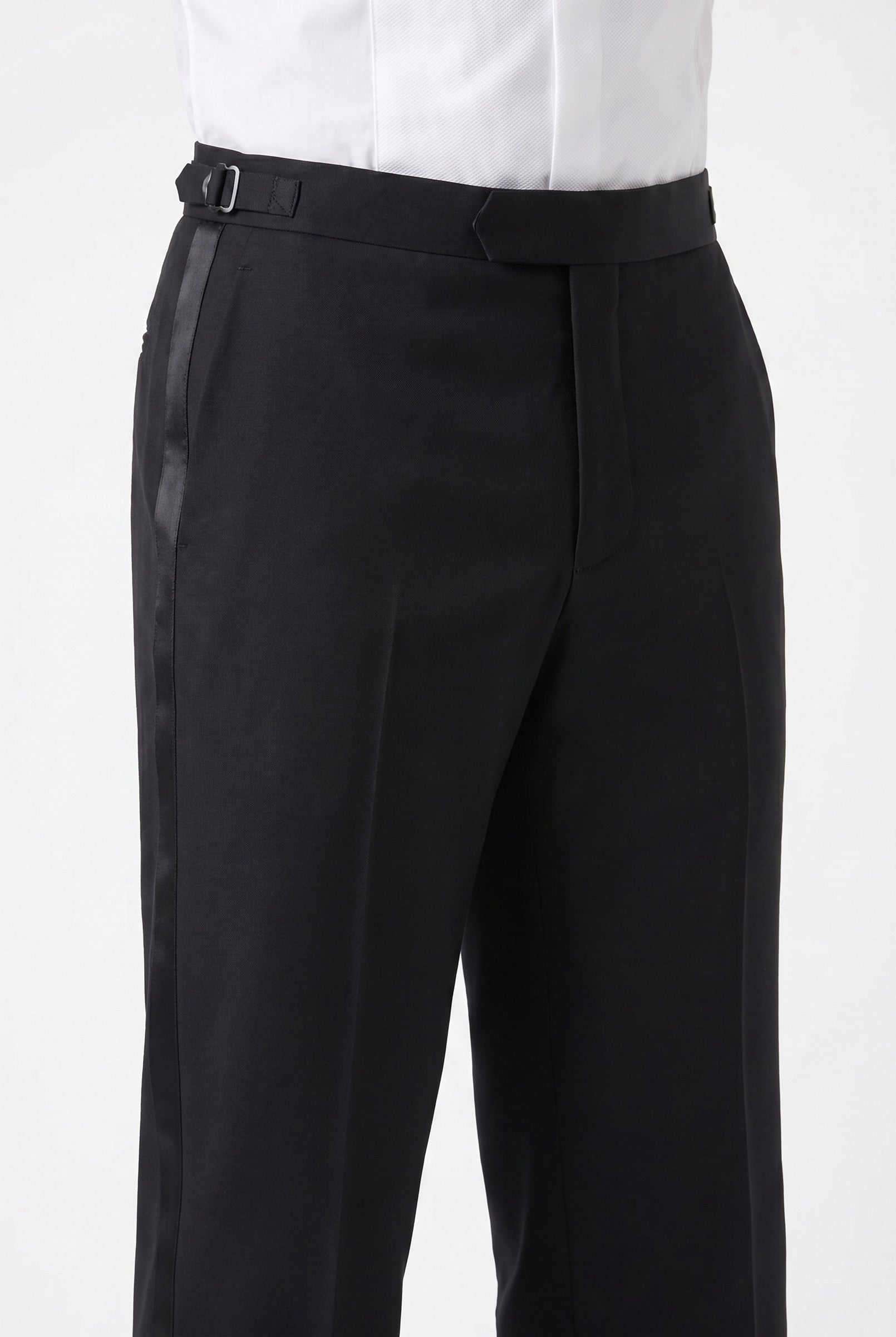 Men's Black Classic Tuxedo Trousers | Blackstone London