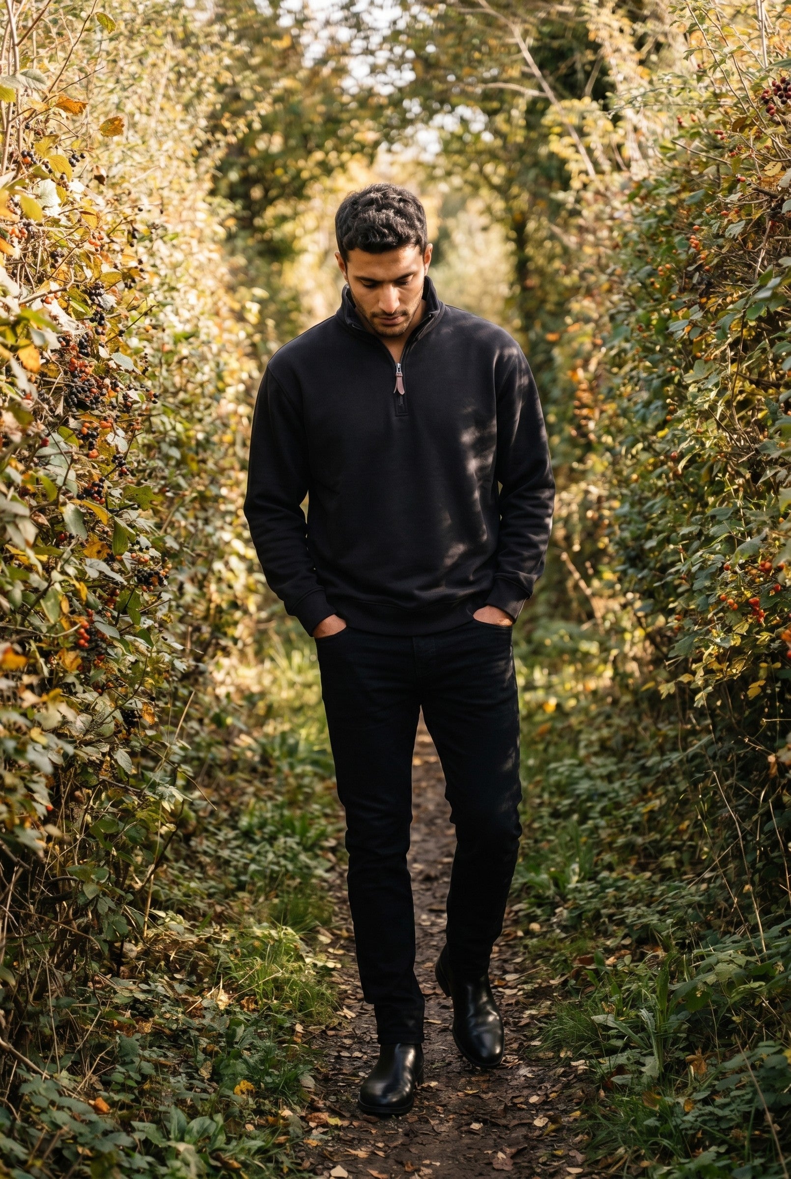 Men's Quarter-Zip Sweatshirt | Blackstone London