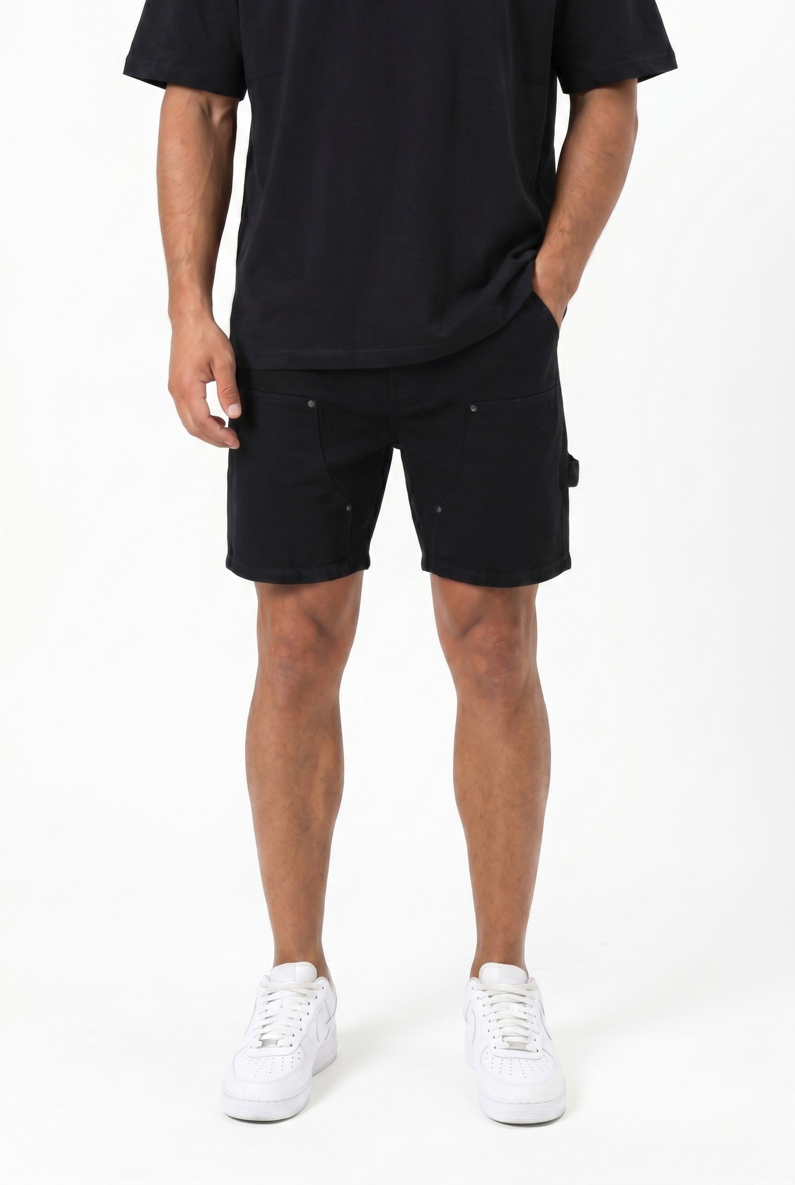Men's Carpenter Denim Shorts | Blackstone London