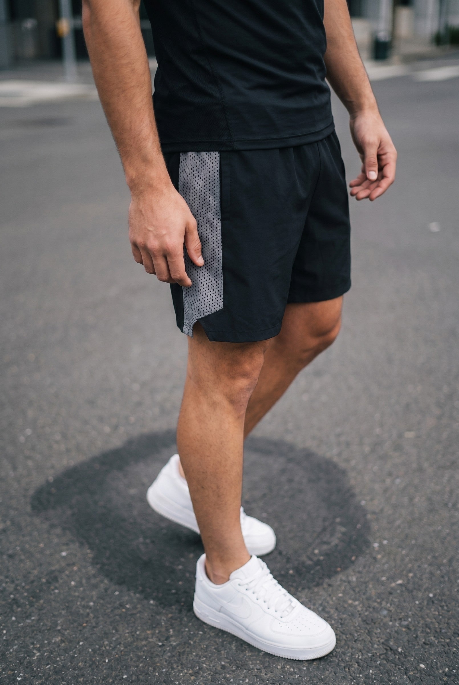 Men's Active Mesh Gym Shorts | Blackstone London
