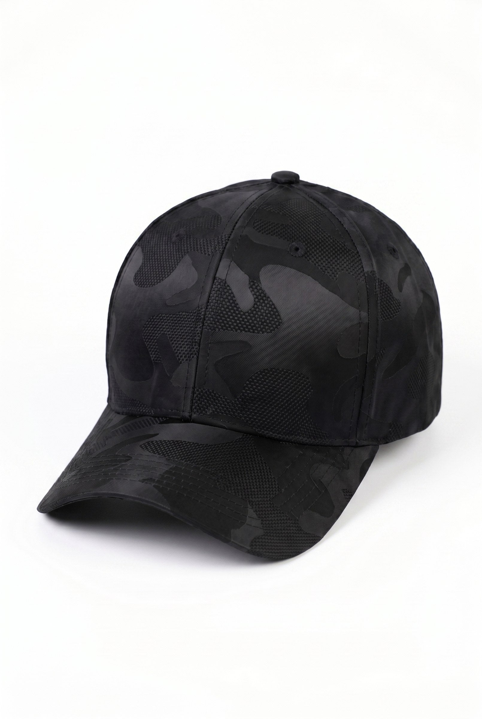 Men's Black Tonal Camo Cap | Blackstone London