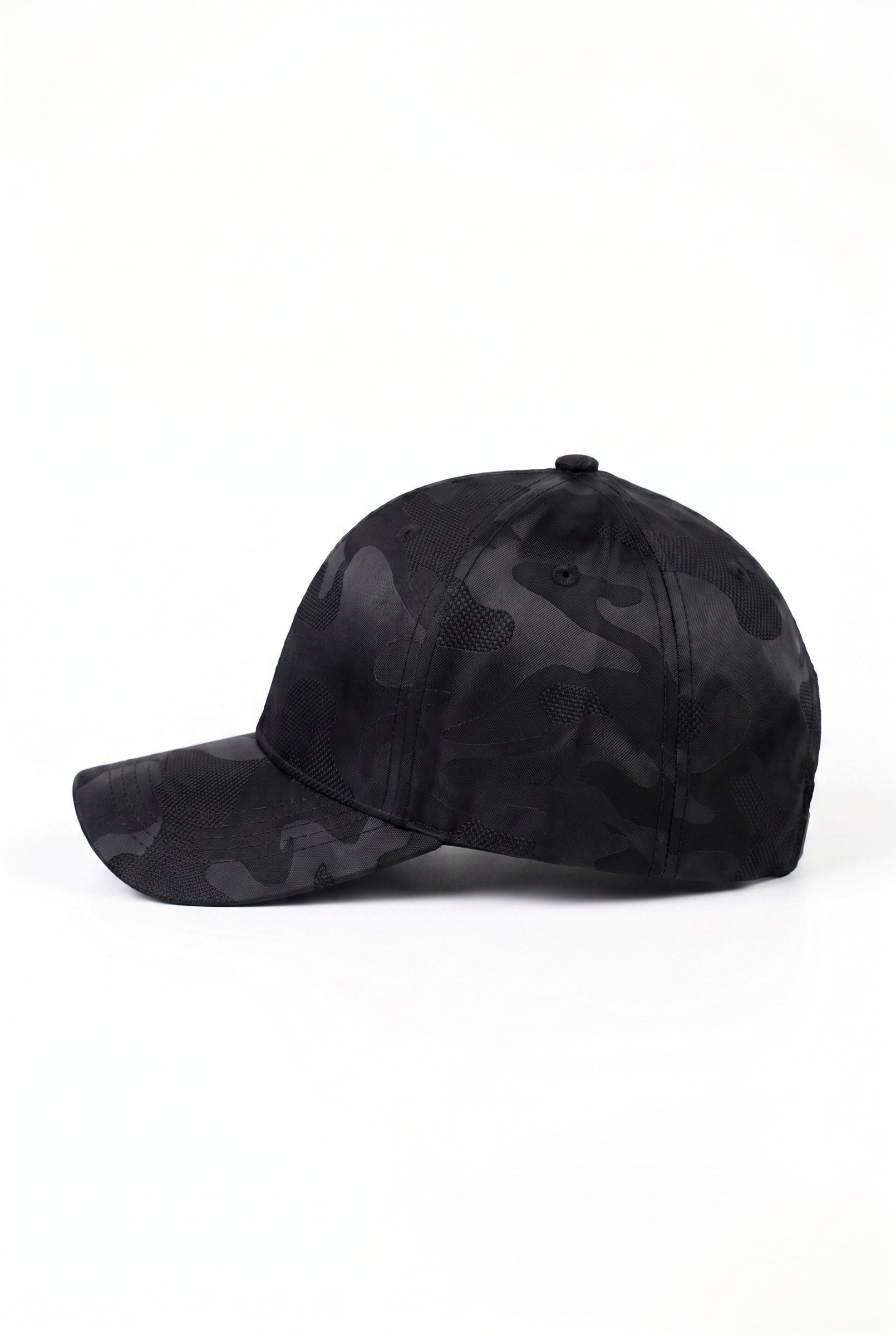 Men's Black Tonal Camo Cap | Blackstone London