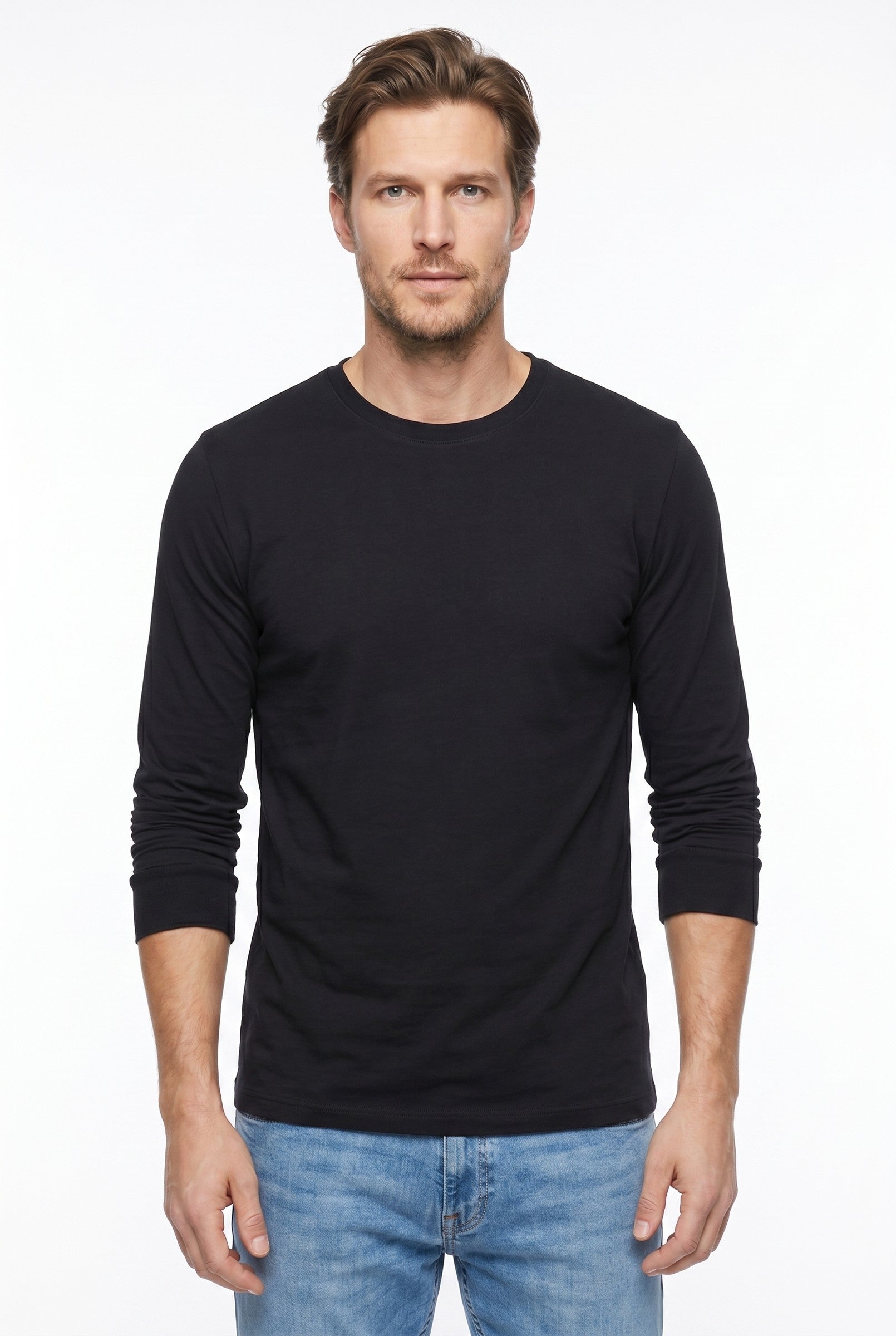 Men's Long-Sleeve Modal T-Shirt | Blackstone London
