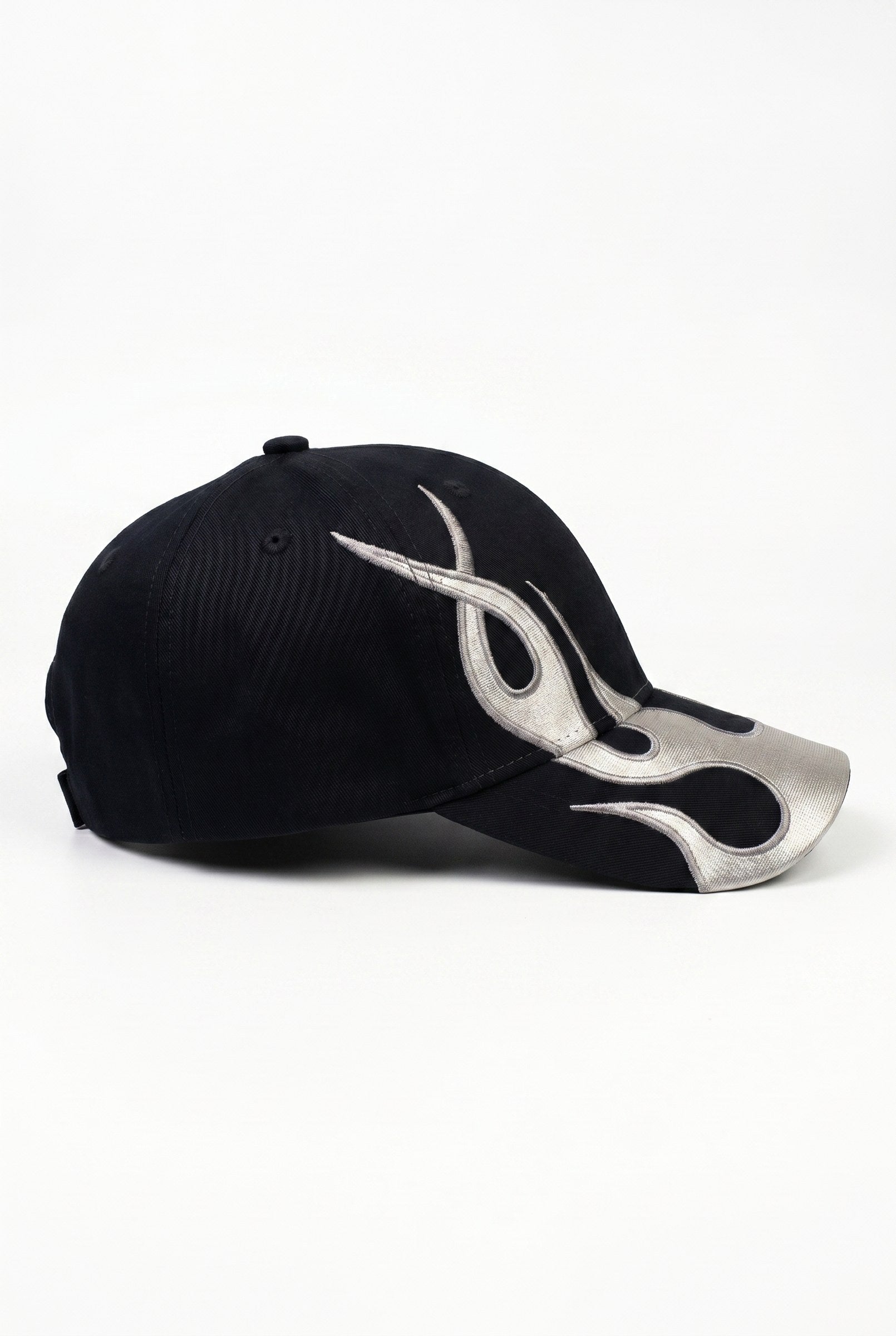 Men's Flame Embroidered Cap | Blackstone London