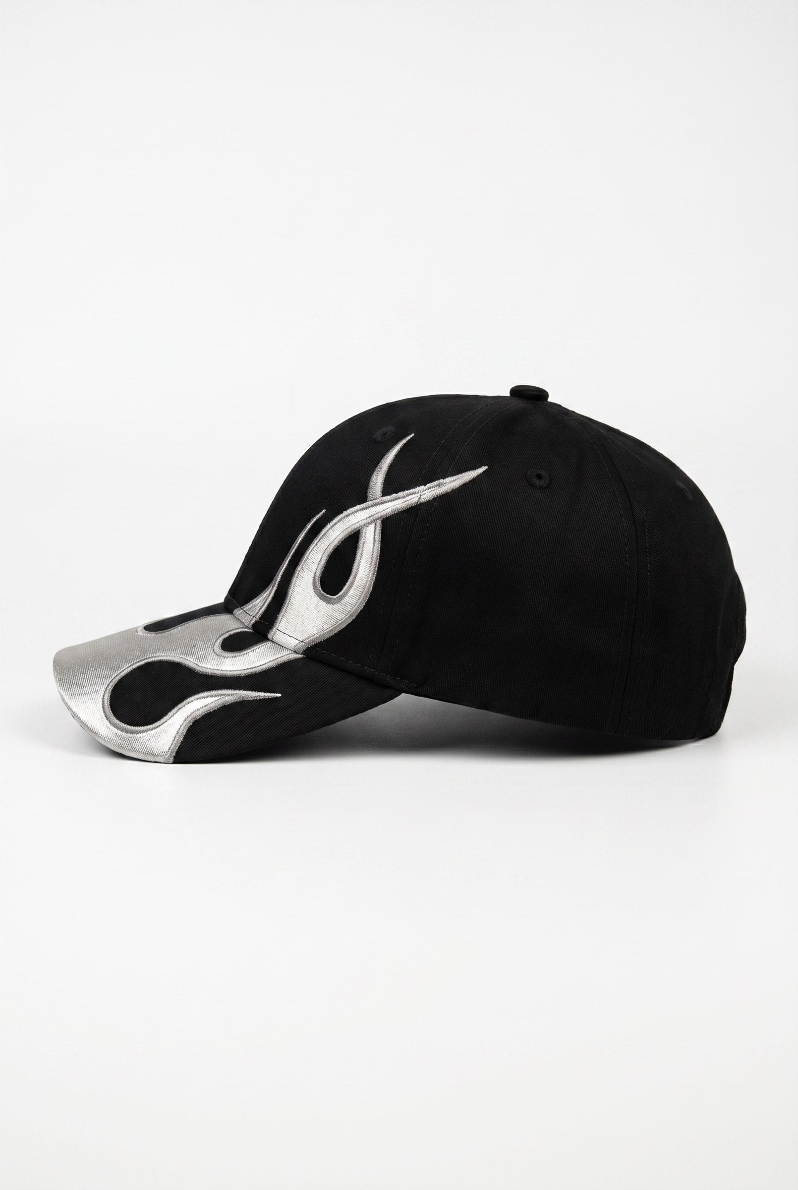 Men's Flame Embroidered Cap | Blackstone London
