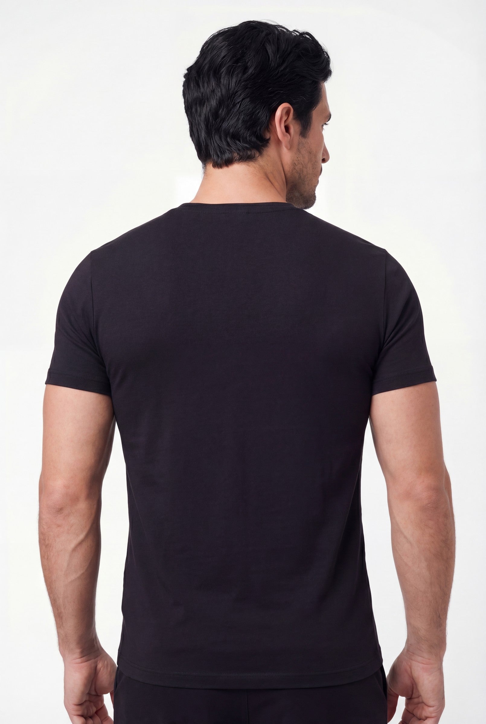 Men's Mercerised Cotton Crewneck T-Shirt | Blackstone London