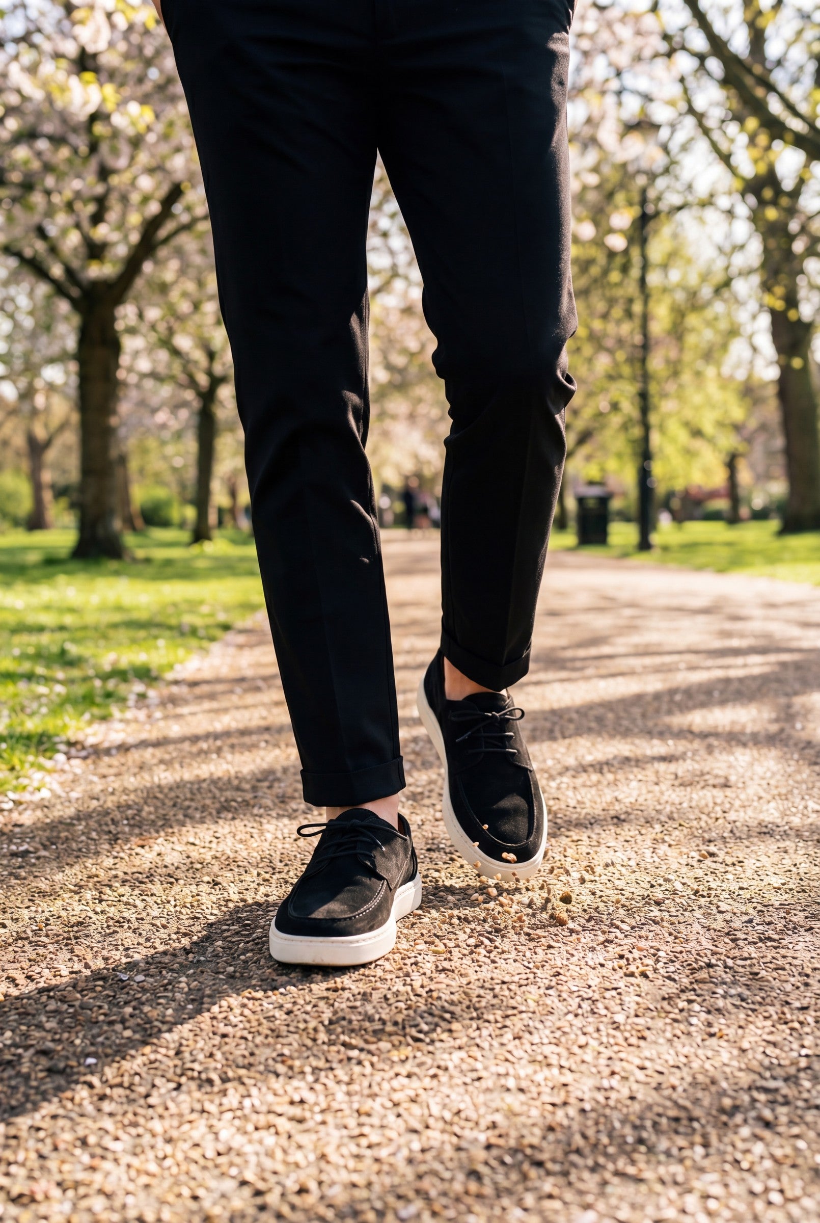 Men's Suede Deck Shoes | Blackstone London