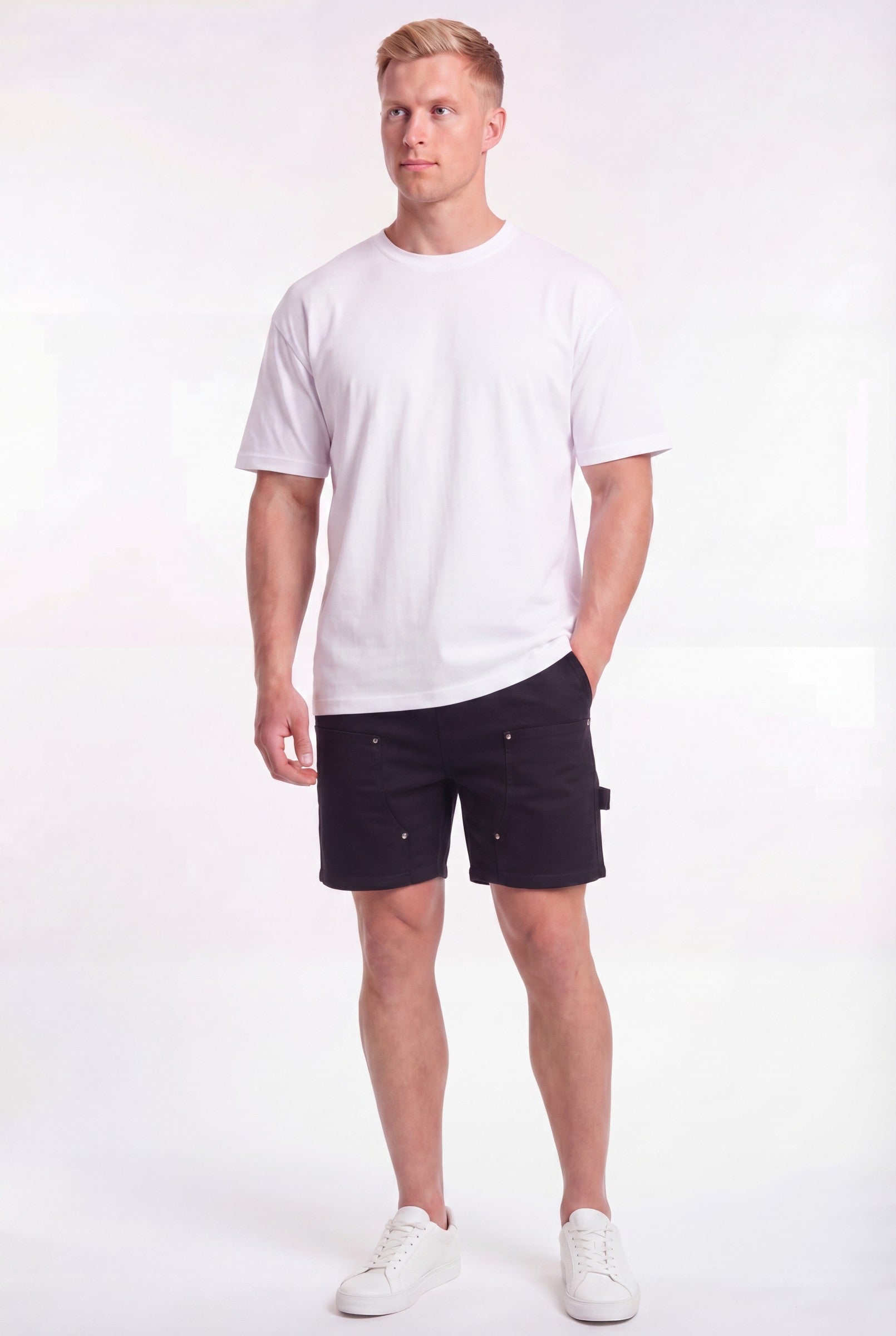 Men's Carpenter Denim Shorts | Blackstone London
