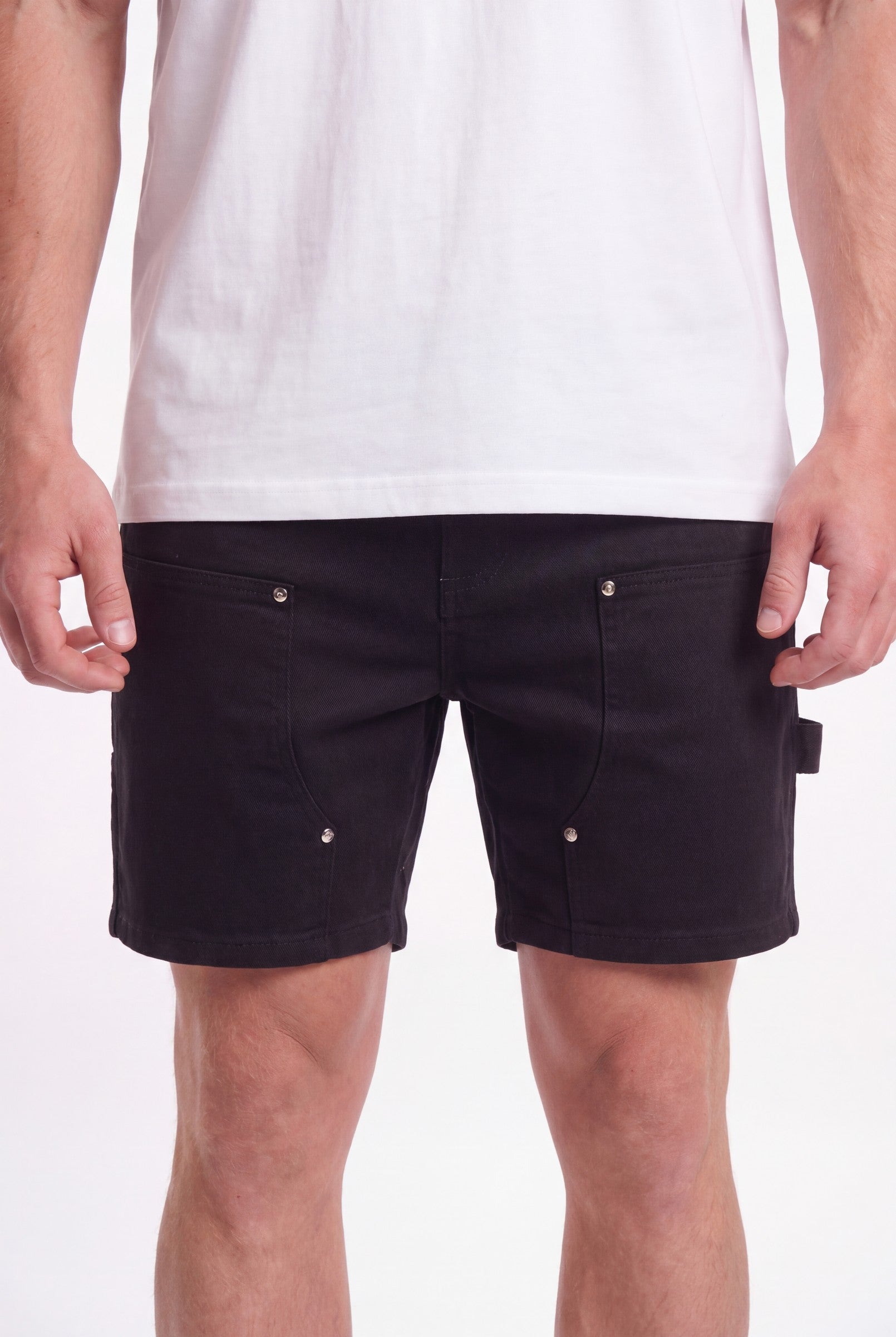 Men's Carpenter Denim Shorts | Blackstone London