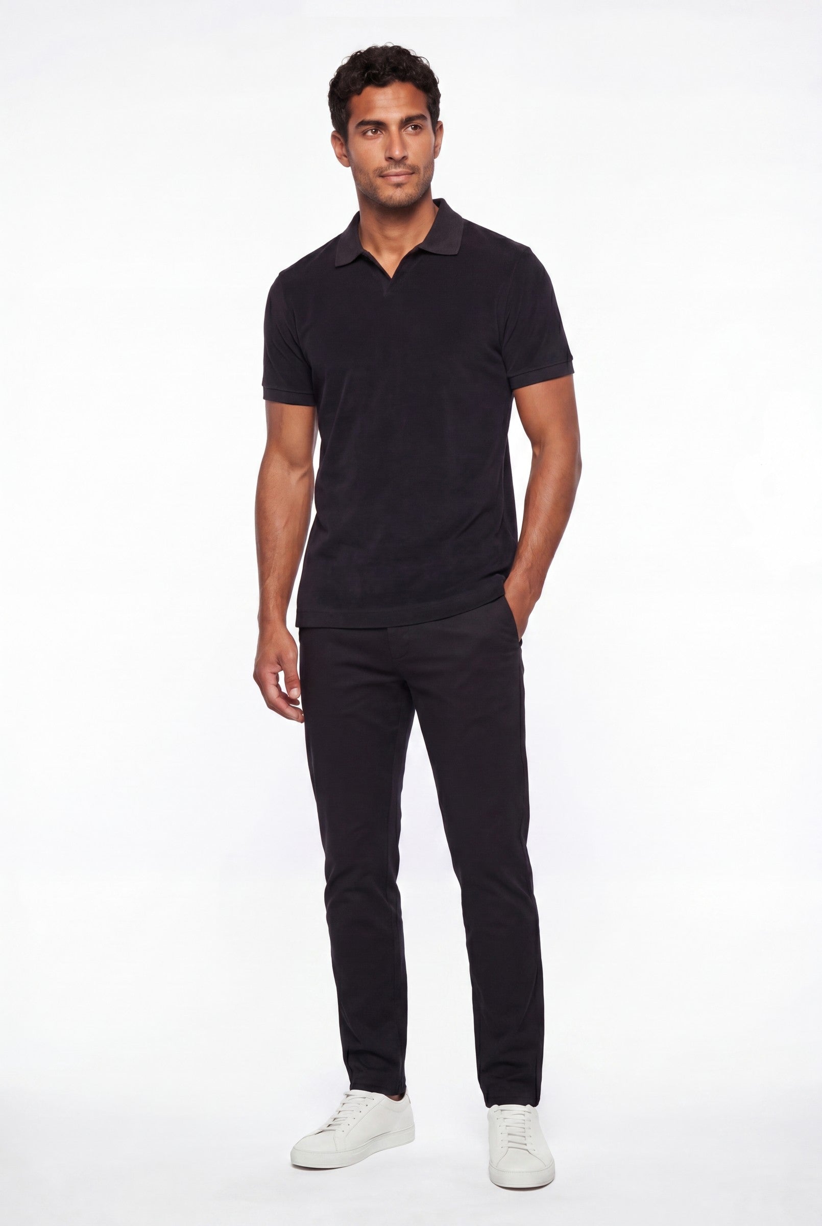 Men's Towelling Polo Shirt | Blackstone London
