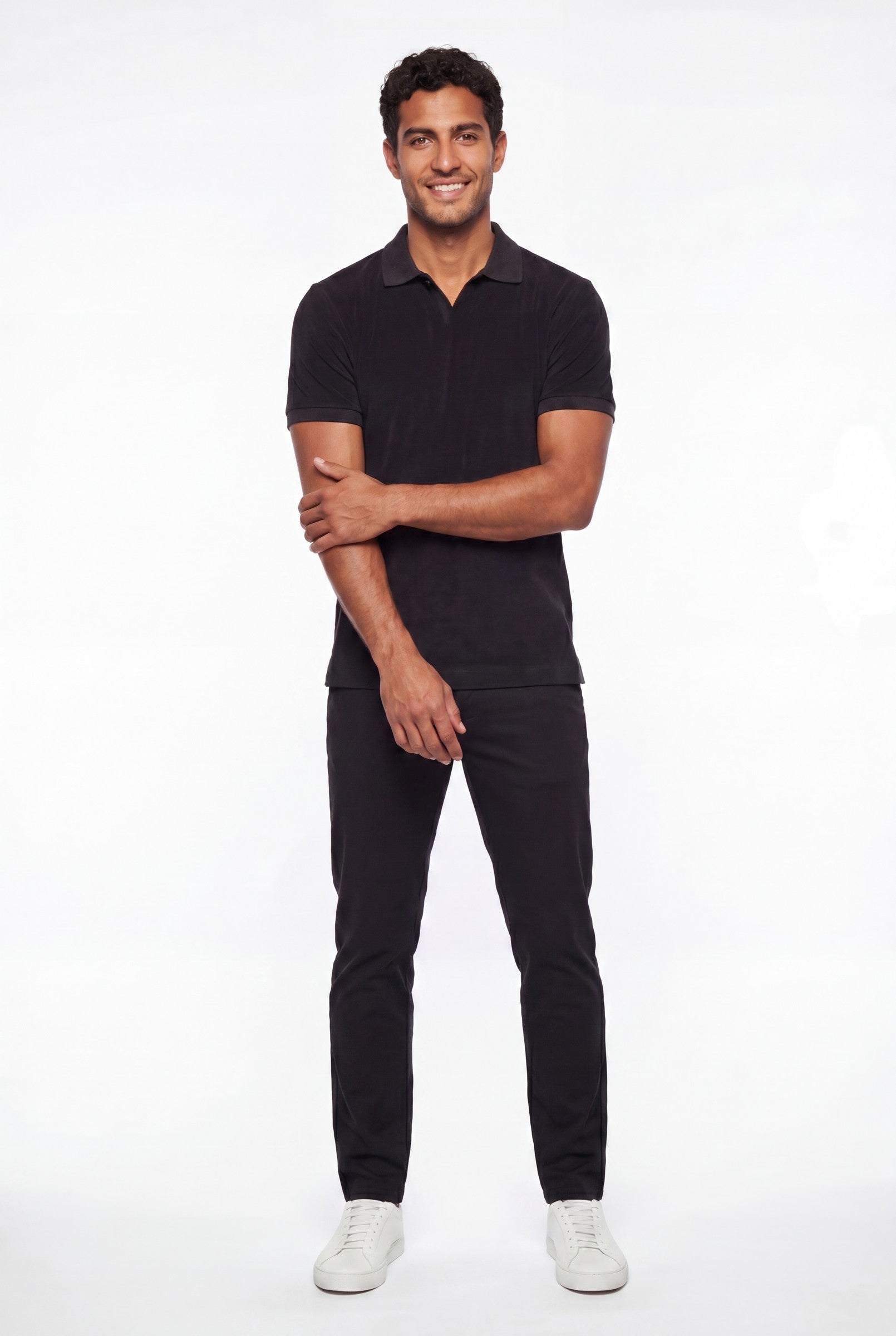 Men's Towelling Polo Shirt | Blackstone London