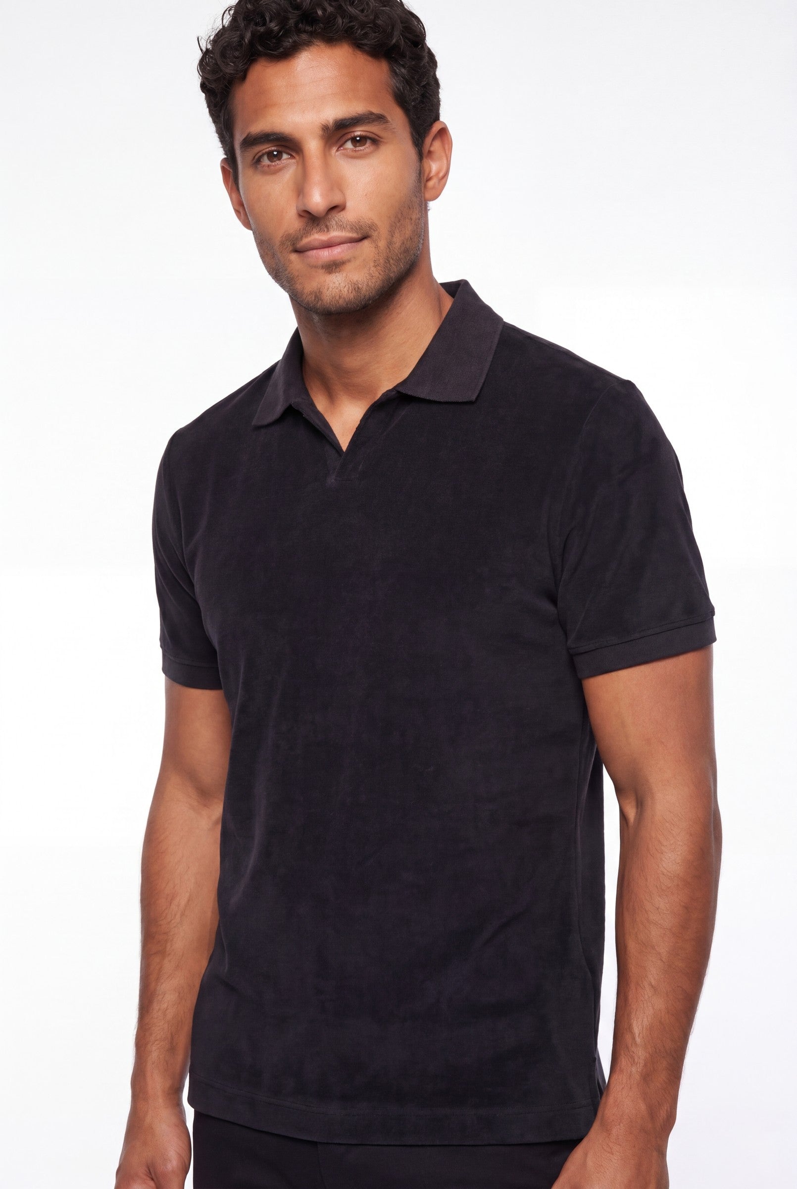 Men's Towelling Polo Shirt | Blackstone London