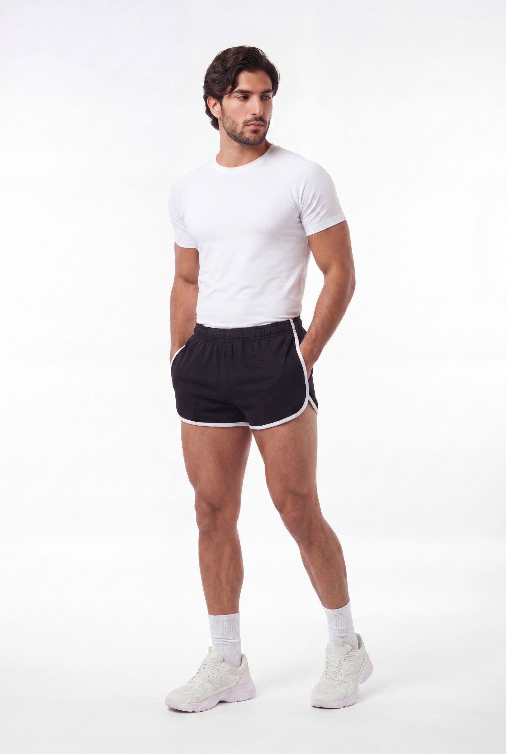 Men's Retro Running Shorts | Blackstone London