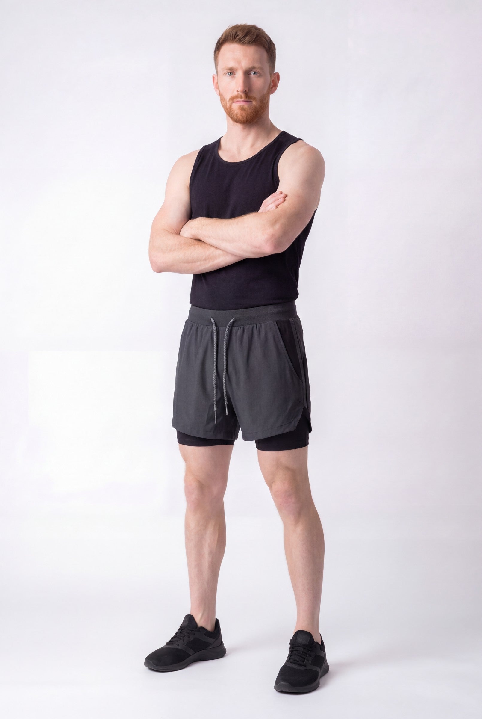 Men's Hybrid Compression Shorts | Blackstone London