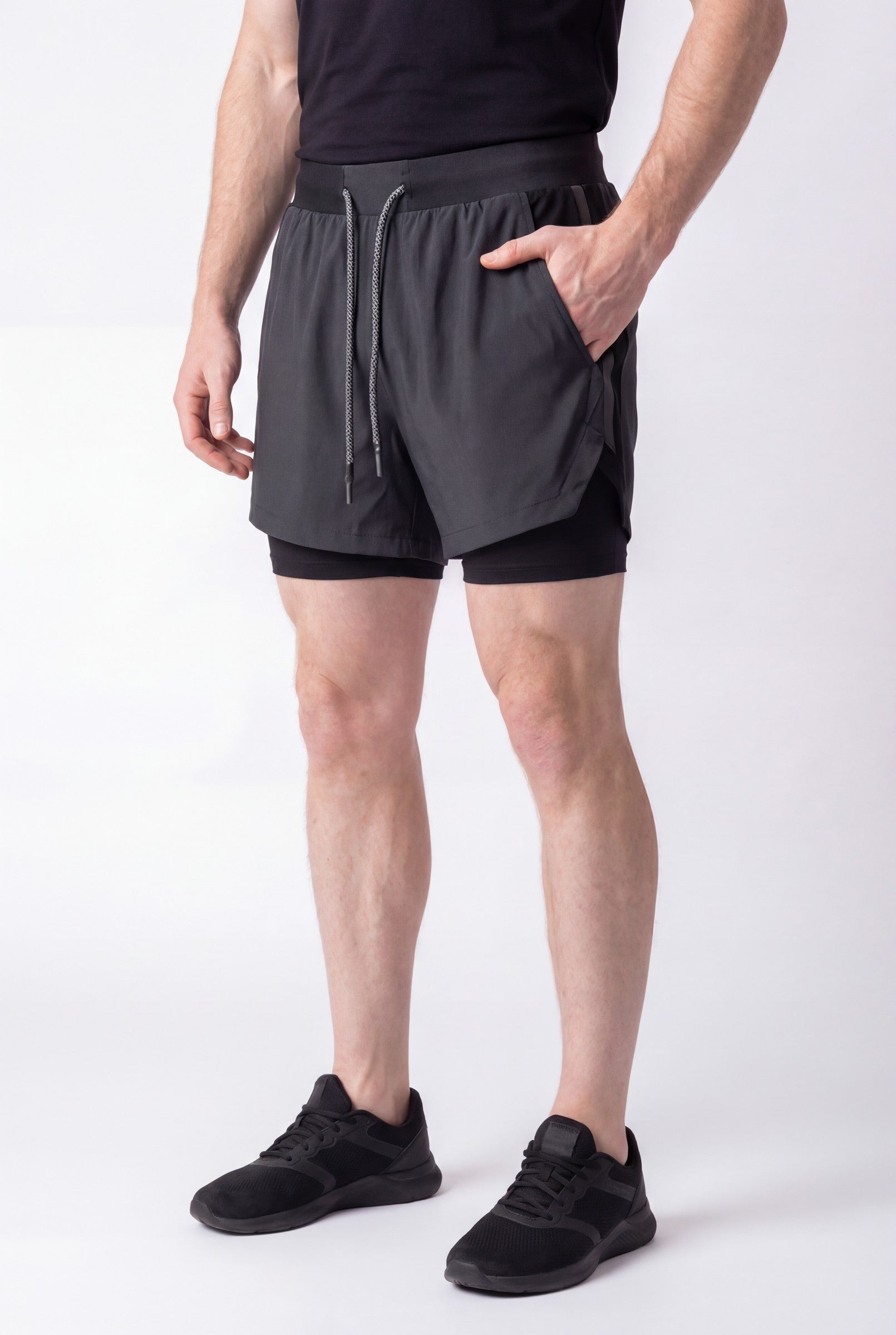 Men's Hybrid Compression Shorts | Blackstone London