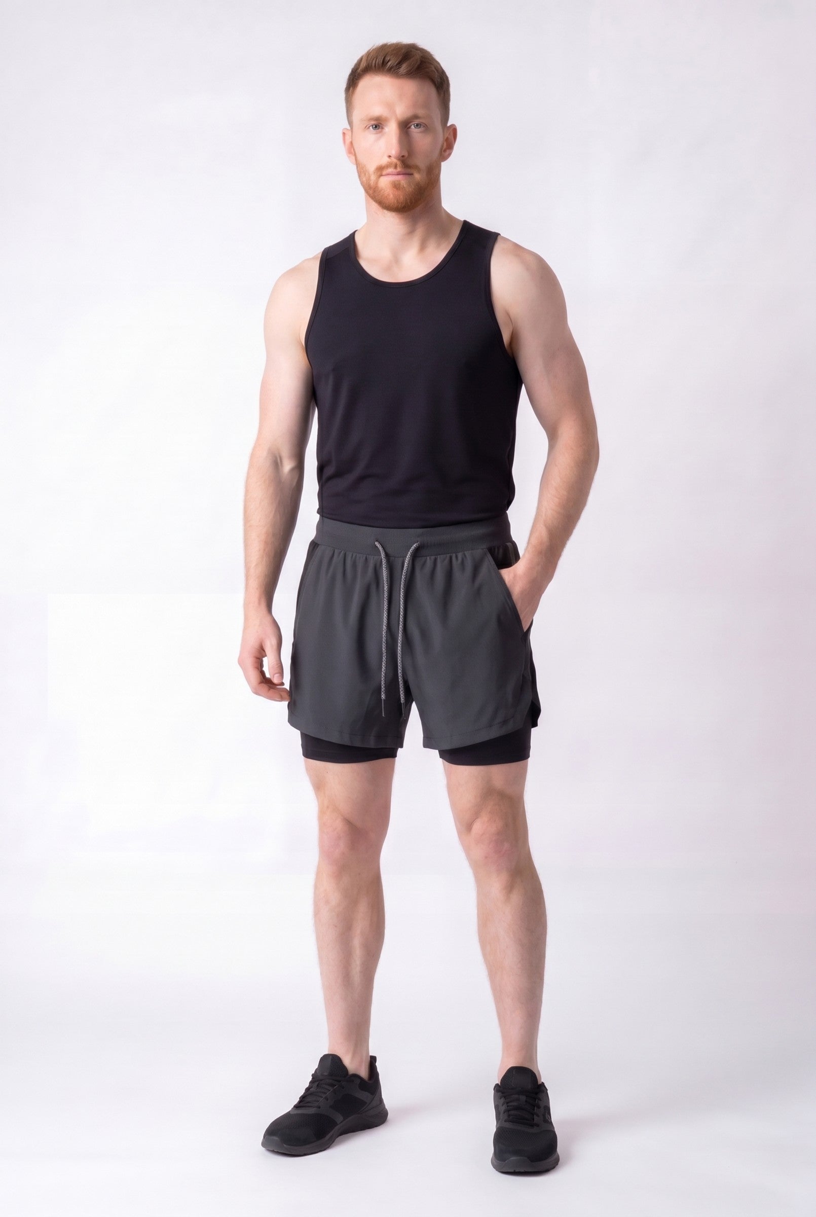 Men's Hybrid Compression Shorts | Blackstone London