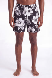 Men's Tropical Hibiscus Swim Shorts | Blackstone London