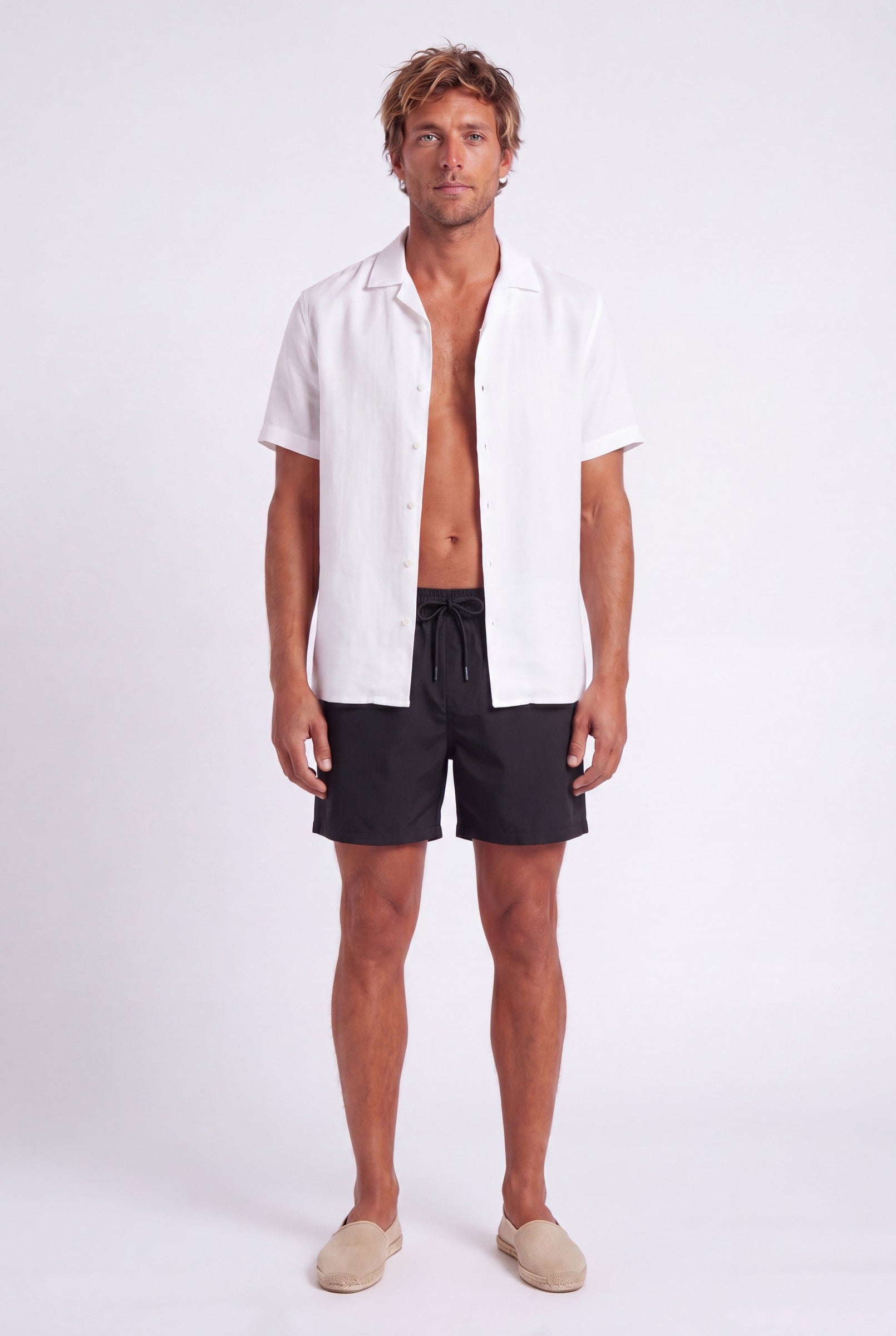 Men's Essential Drawstring Swim Shorts | Blackstone London