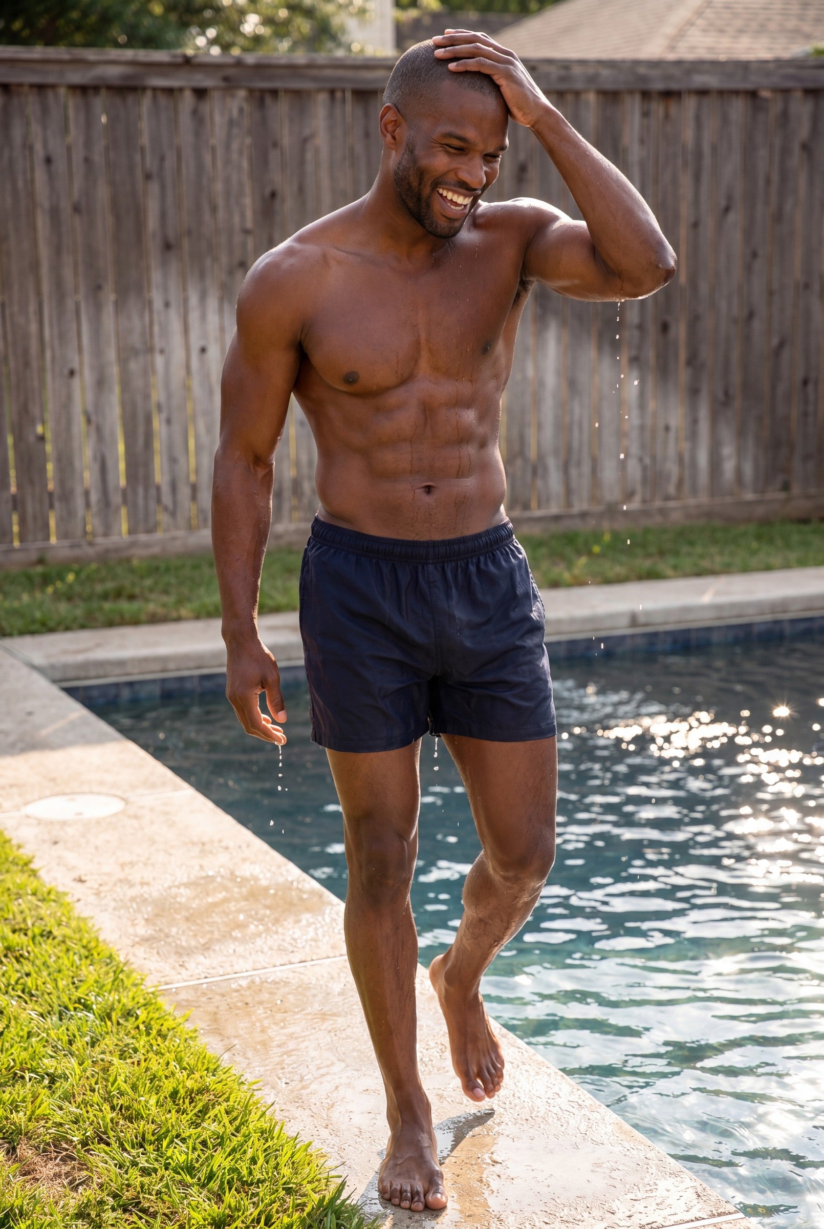 Men's Solid Resort Swim Shorts | Blackstone London
