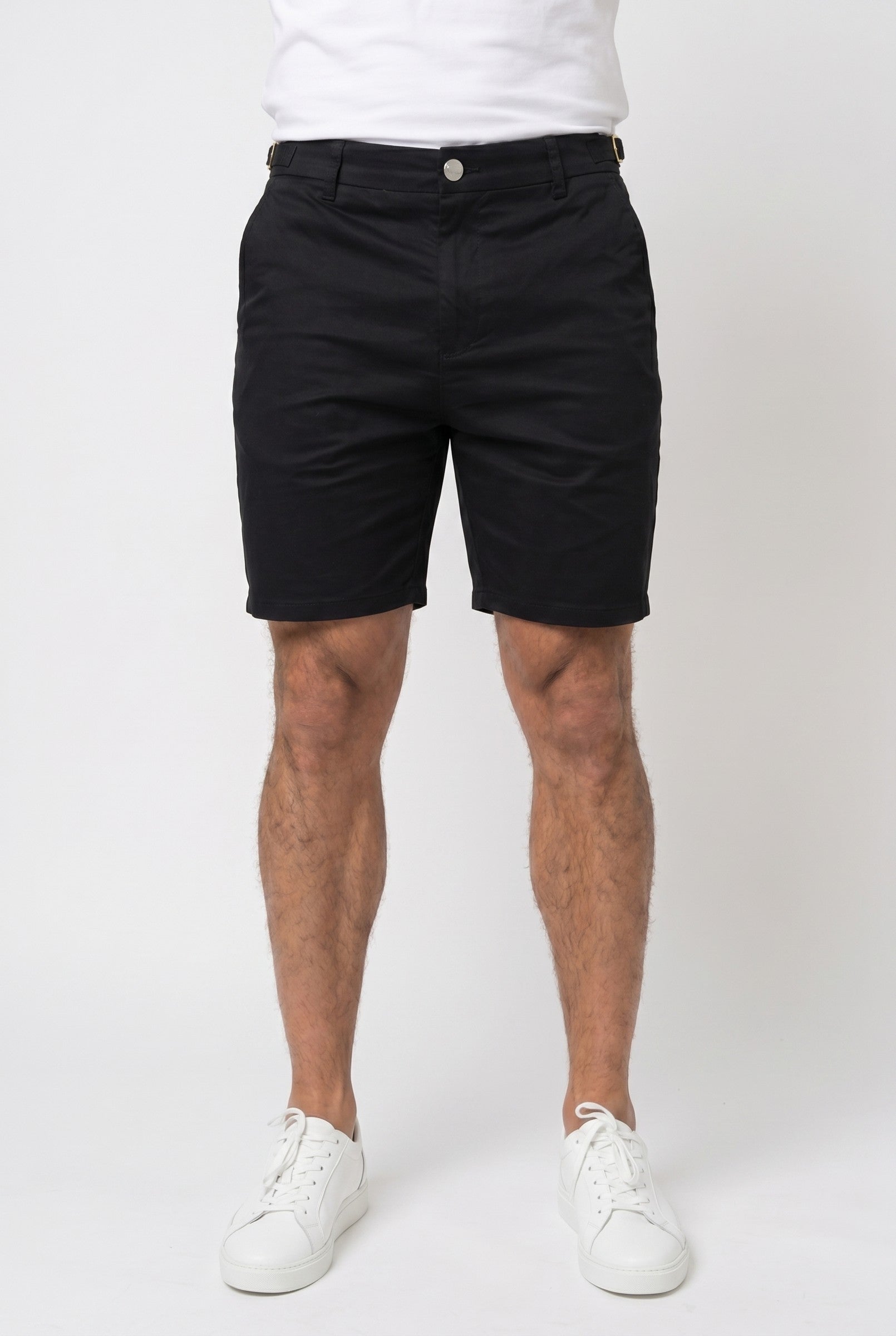 Men's Side Adjuster Chino Shorts | Blackstone London