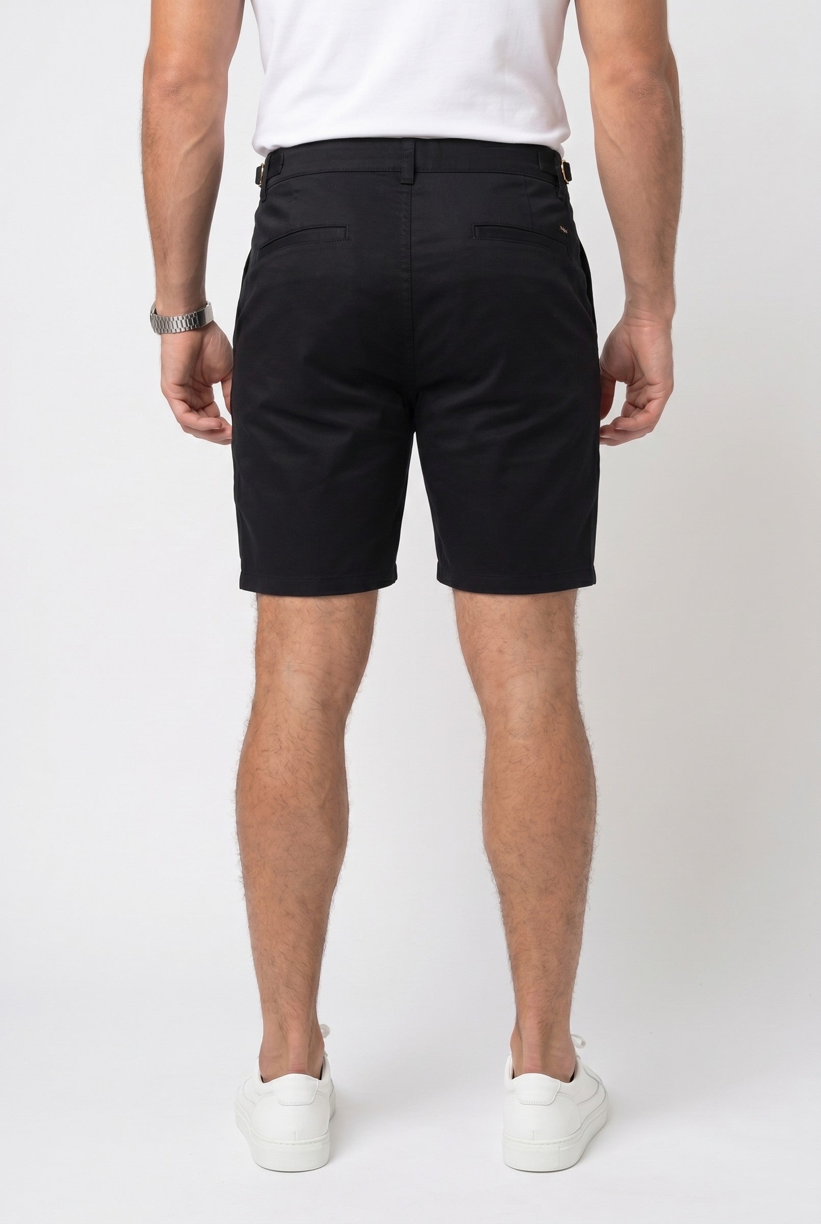 Men's Side Adjuster Chino Shorts | Blackstone London