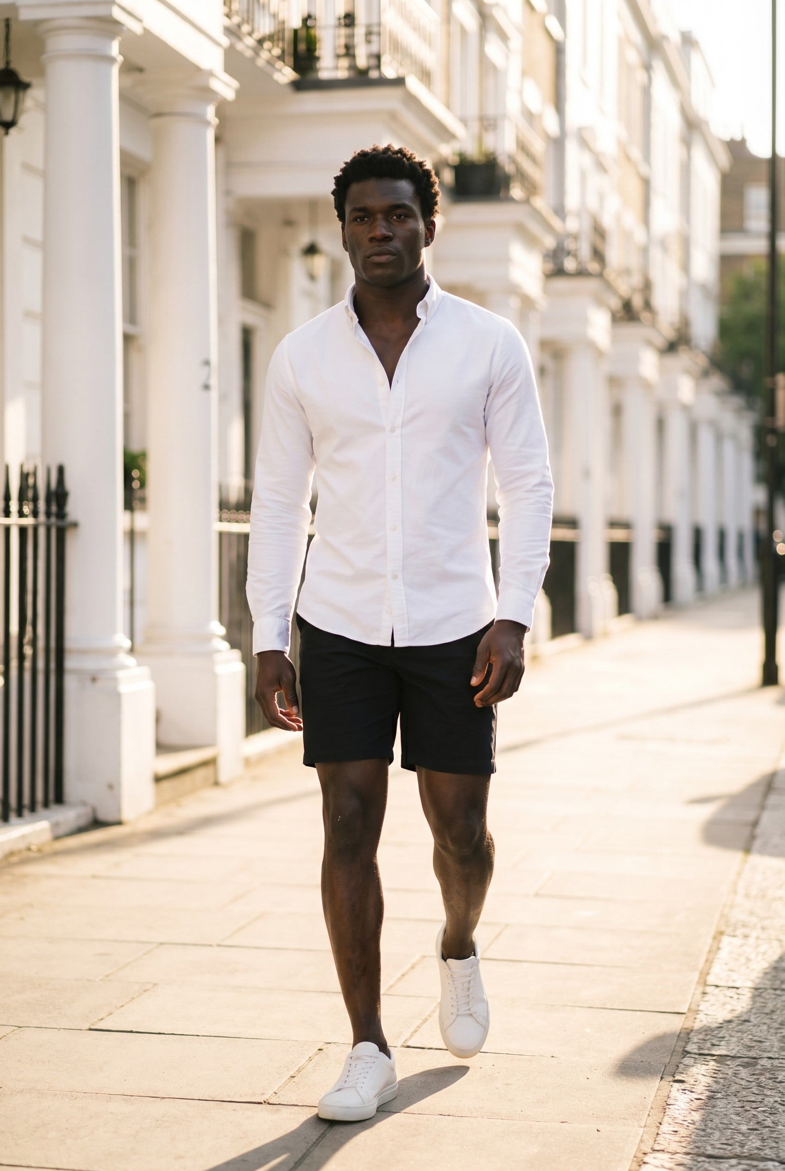 Men's Stretch Chino Short | Blackstone London