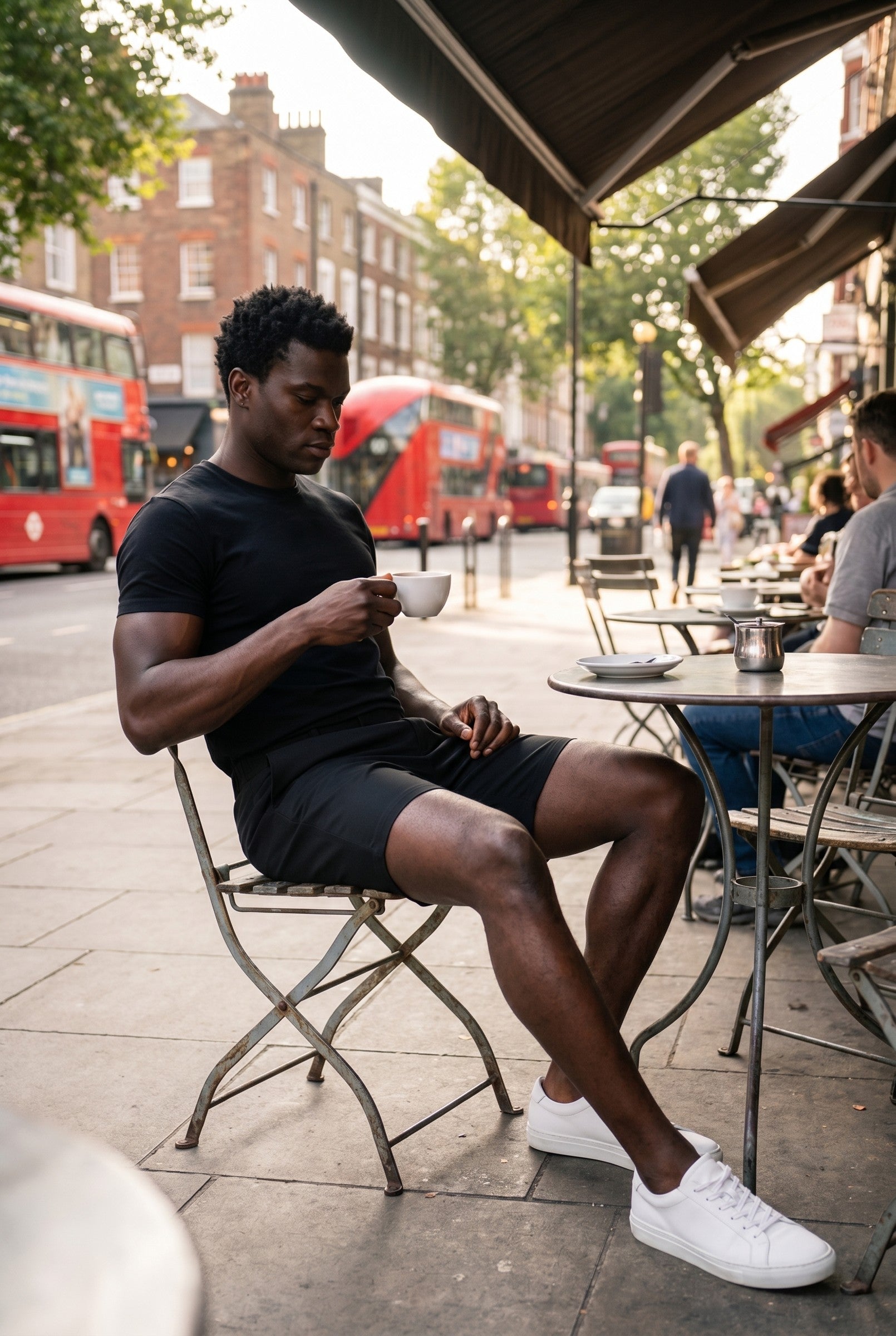 Men's Stretch Chino Short | Blackstone London