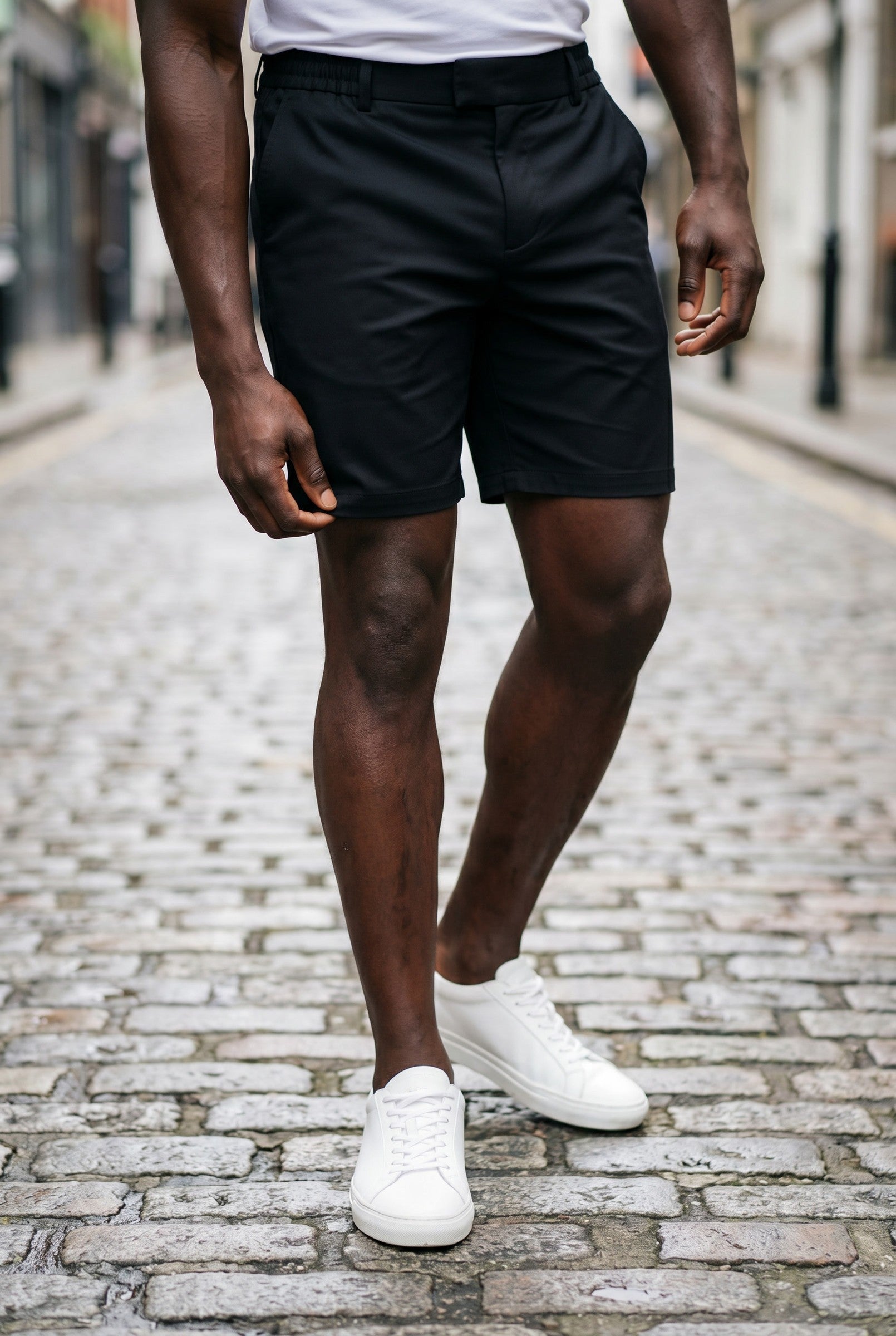 Men's Stretch Chino Short | Blackstone London