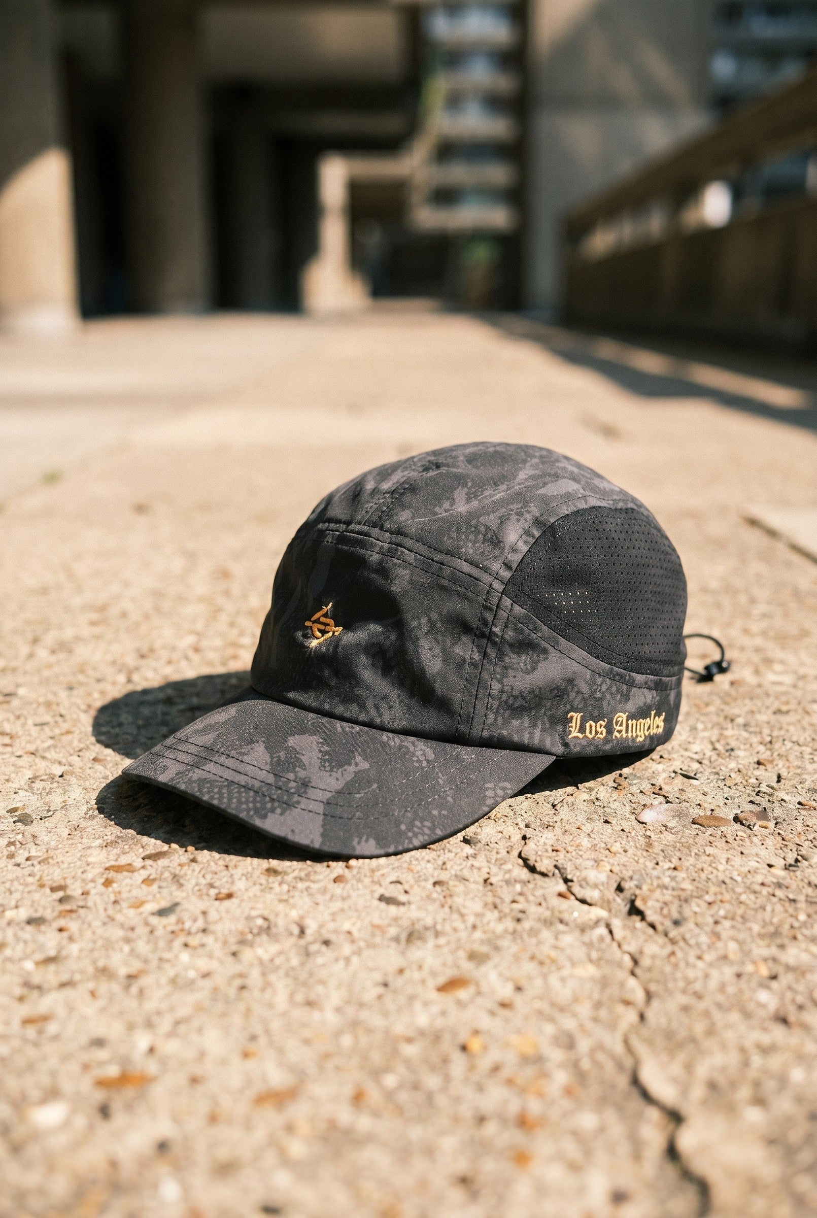 Men's Camo Print Snapback Cap | Blackstone London