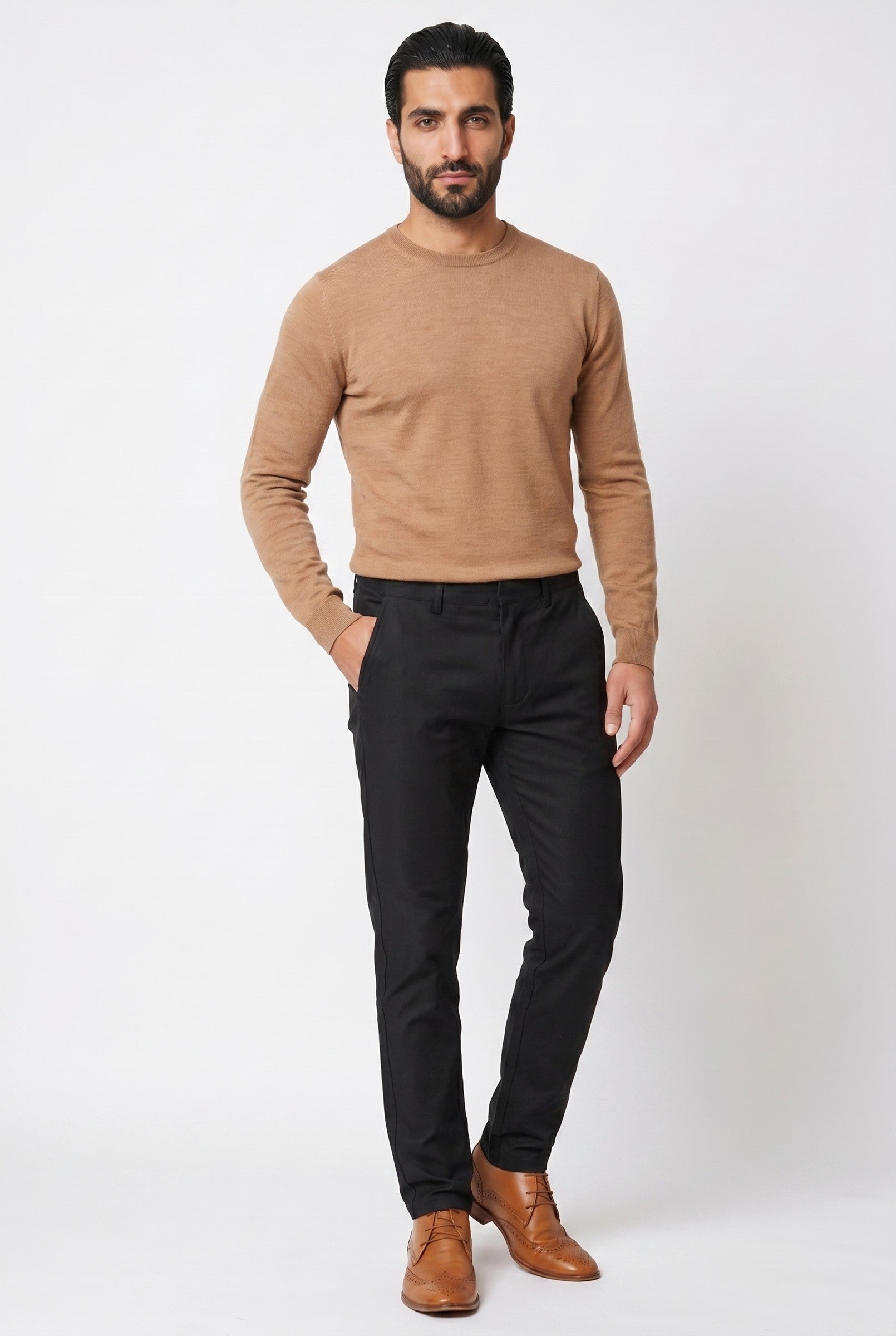 Men's Slim Tailored Chinos | Blackstone London