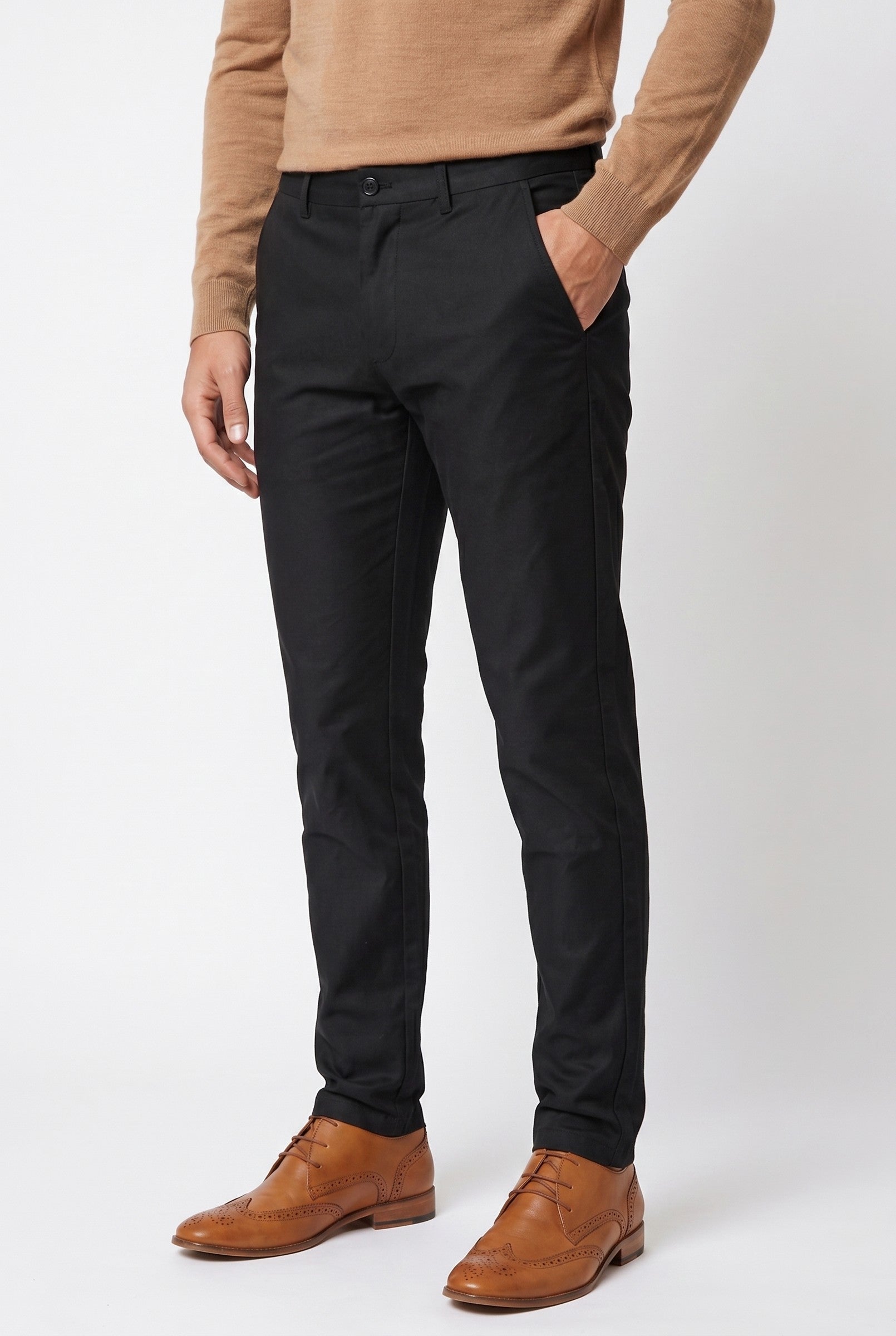 Men's Slim Tailored Chinos | Blackstone London